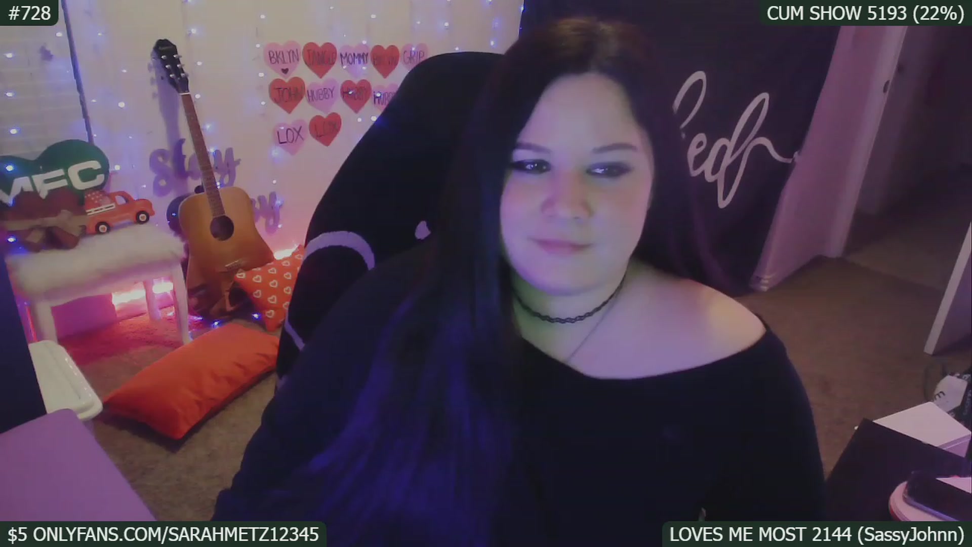 Gallery image thumbnail from SassySarah94's myfreecams stream on, 02/13/2023, 07:08 image 5 of 20