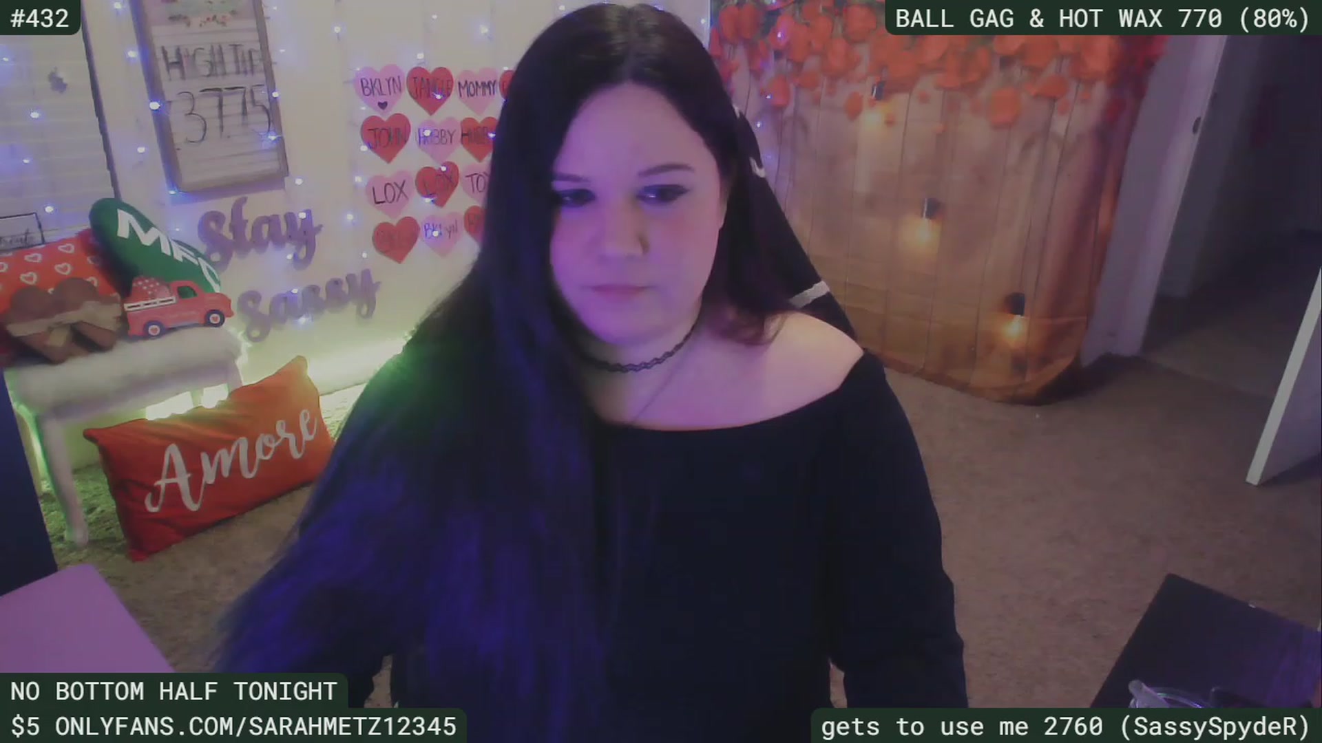 Gallery image thumbnail from SassySarah94's myfreecams stream on, 02/17/2023, 04:32 image 11 of 20