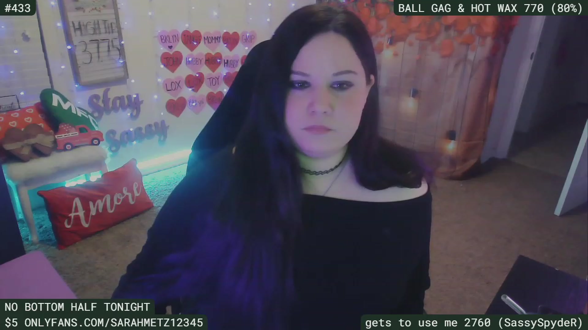 Gallery image thumbnail from SassySarah94's myfreecams stream on, 02/17/2023, 04:32 image 12 of 20