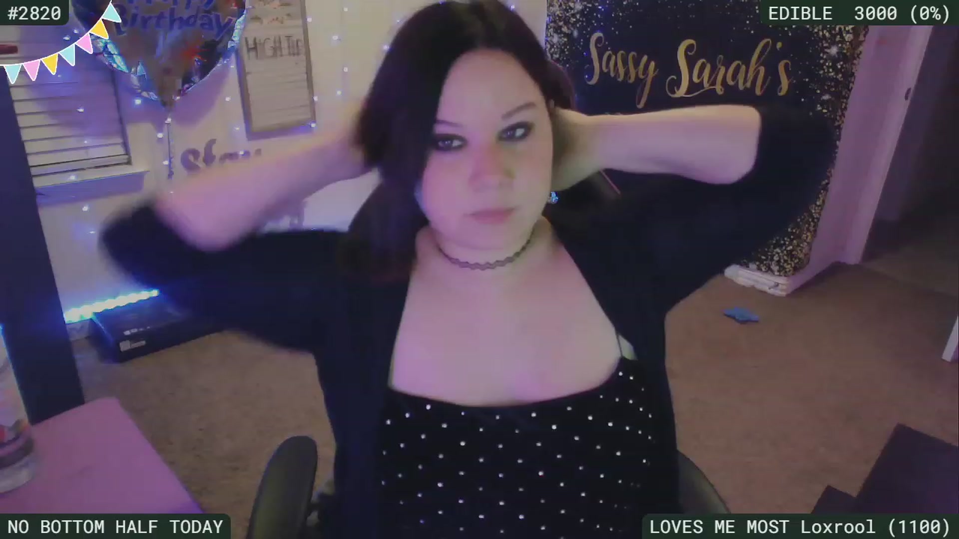 Gallery image thumbnail from SassySarah94's myfreecams stream on, 08/05/2023, 04:18 image 16 of 20
