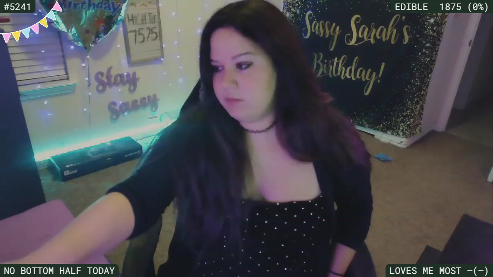 Gallery image thumbnail from SassySarah94's myfreecams stream on, 08/05/2023, 04:18 image 1 of 20