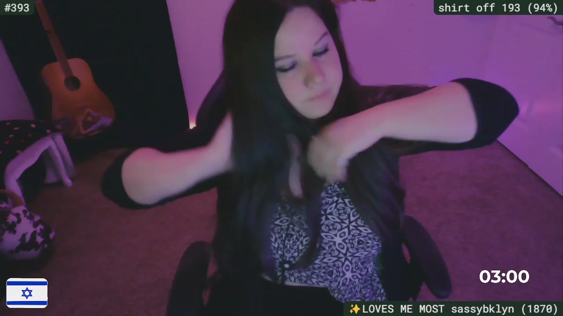 Gallery image thumbnail from SassySarah94's myfreecams stream on, 11/03/2023, 03:51 image 6 of 20