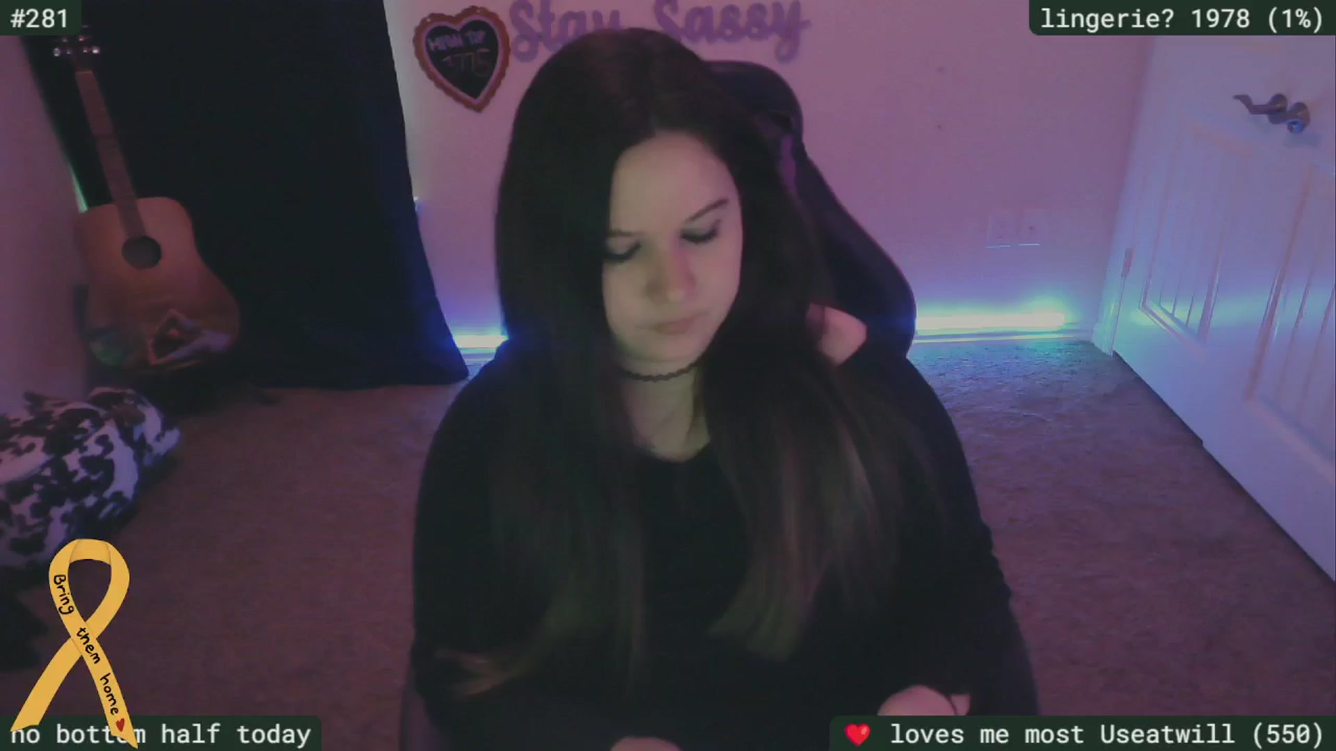 Gallery image thumbnail from SassySarah94's myfreecams stream on, 05/07/2024, 20:32 image 20 of 20