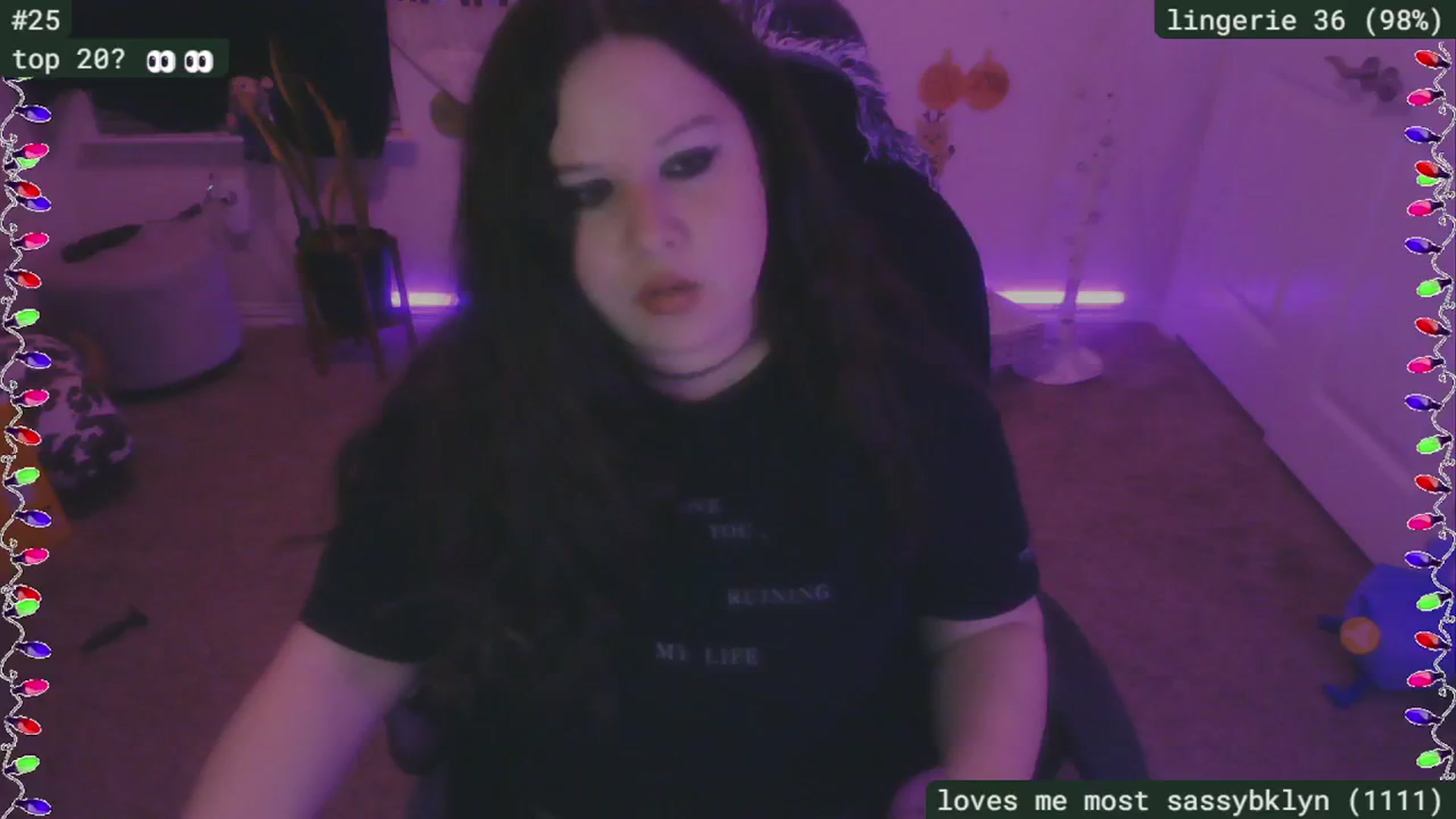 Gallery image thumbnail from SassySarah94's myfreecams stream on, 12/23/2024, 04:07 image 1 of 20