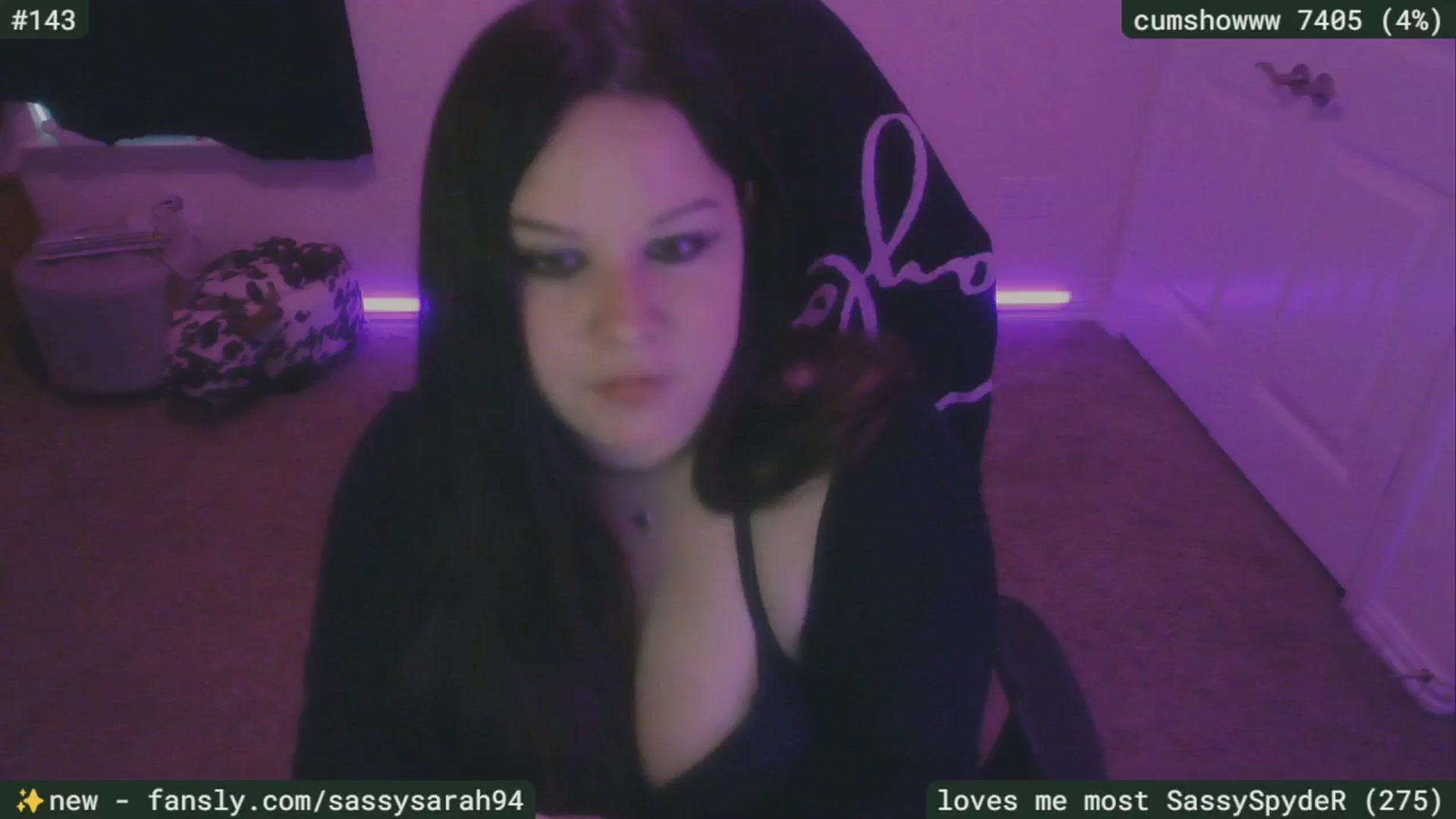 Gallery image thumbnail from SassySarah94's myfreecams stream on, 04/09/2025, 21:41 image 10 of 20