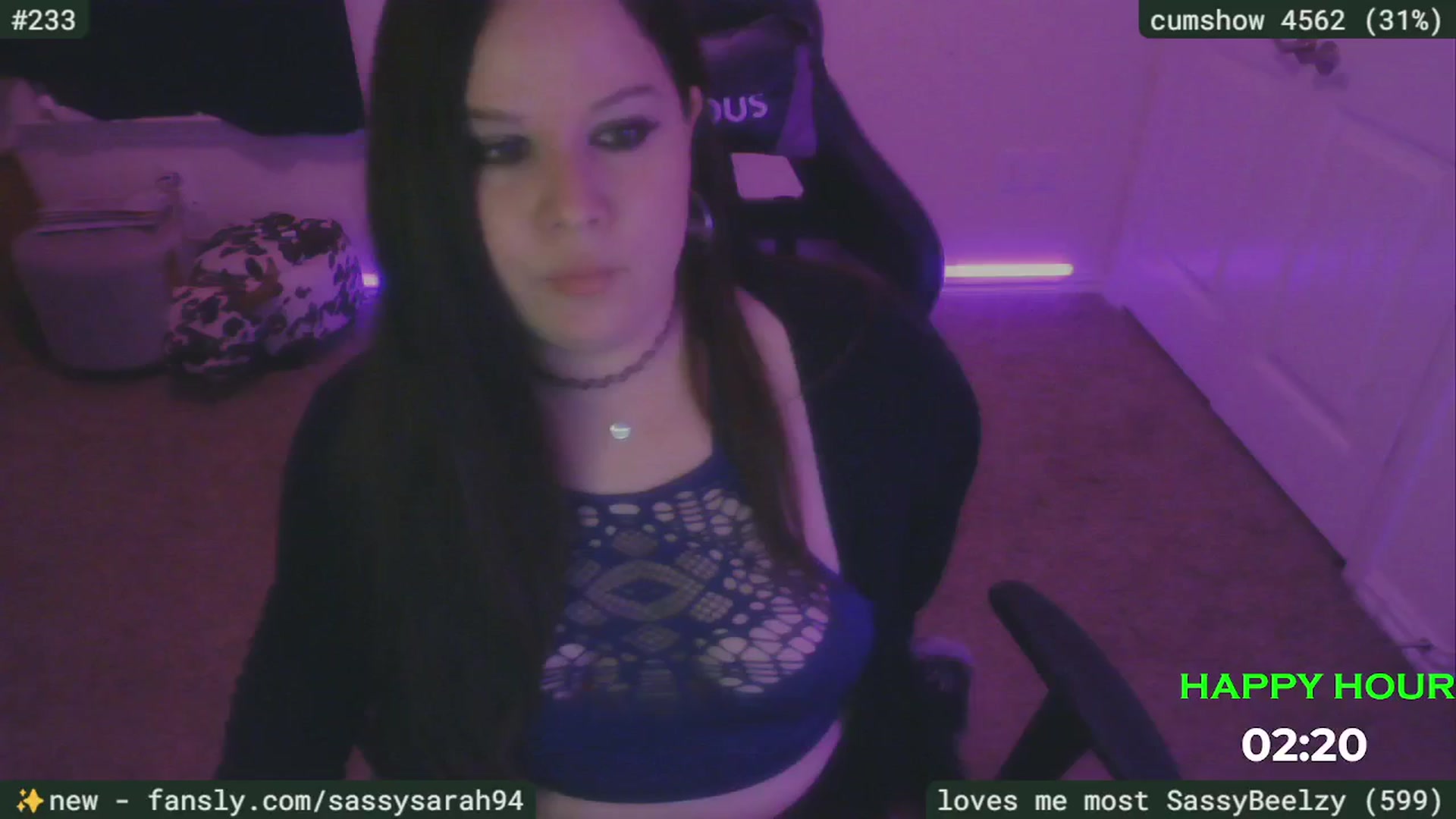 Gallery image thumbnail from SassySarah94's myfreecams stream on, 04/16/2025, 02:55 image 20 of 20