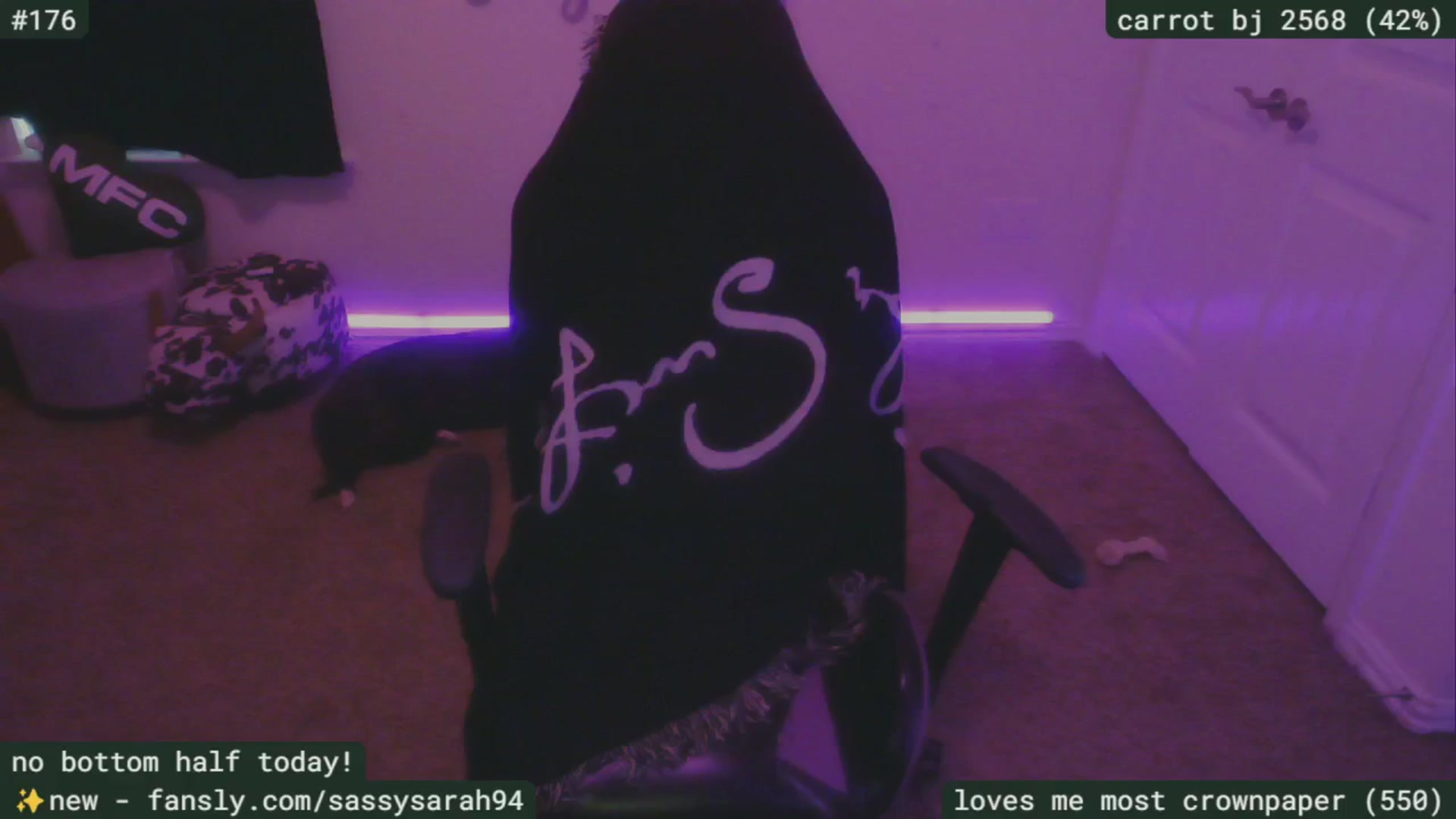 Gallery image thumbnail from SassySarah94's myfreecams stream on, 04/20/2025, 22:24 image 18 of 20