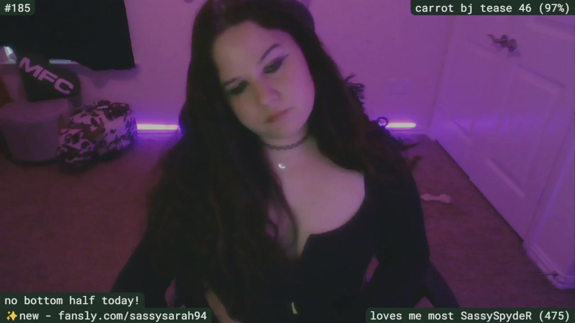 Gallery image thumbnail from SassySarah94's myfreecams stream on, 04/21/2025, 23:13 image 16 of 20