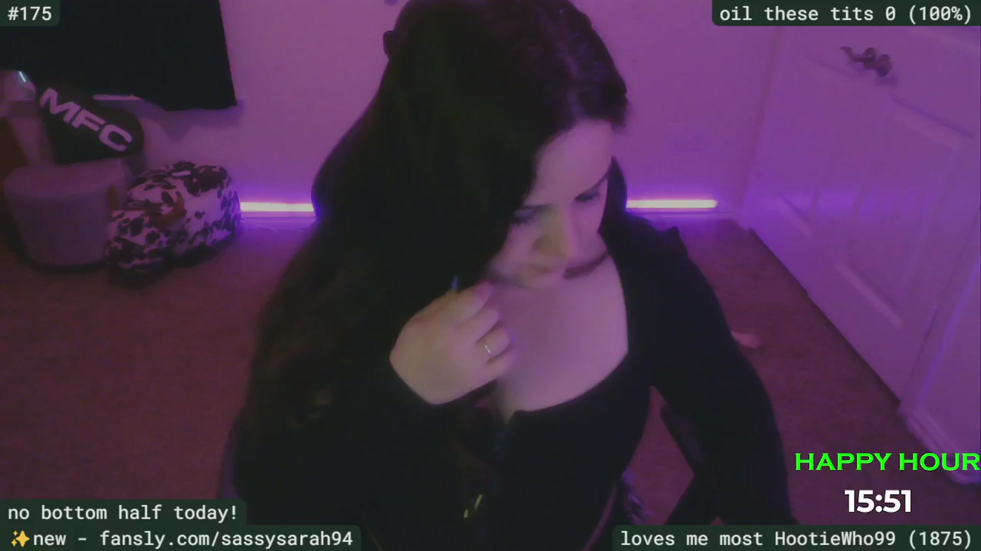 Gallery image thumbnail from SassySarah94's myfreecams stream on, 04/22/2025, 24:57 image 14 of 20