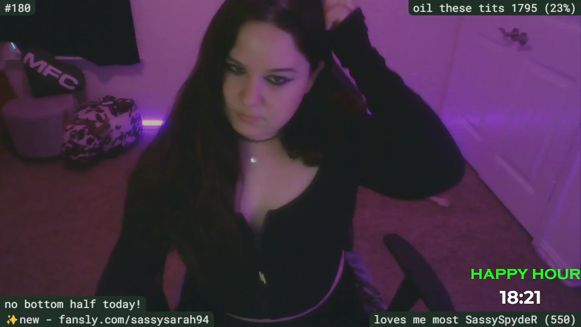 Gallery image thumbnail from SassySarah94's myfreecams stream on, 04/22/2025, 24:57 image 12 of 20