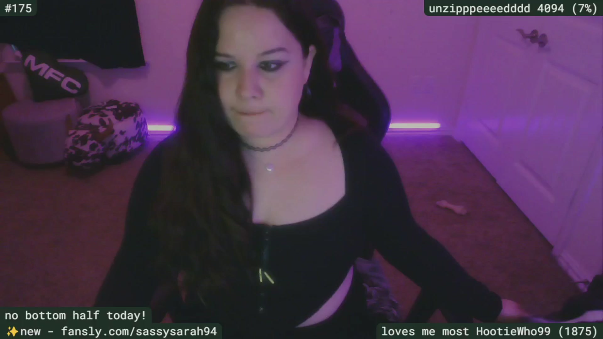 Gallery image thumbnail from SassySarah94's myfreecams stream on, 04/22/2025, 01:50 image 1 of 20