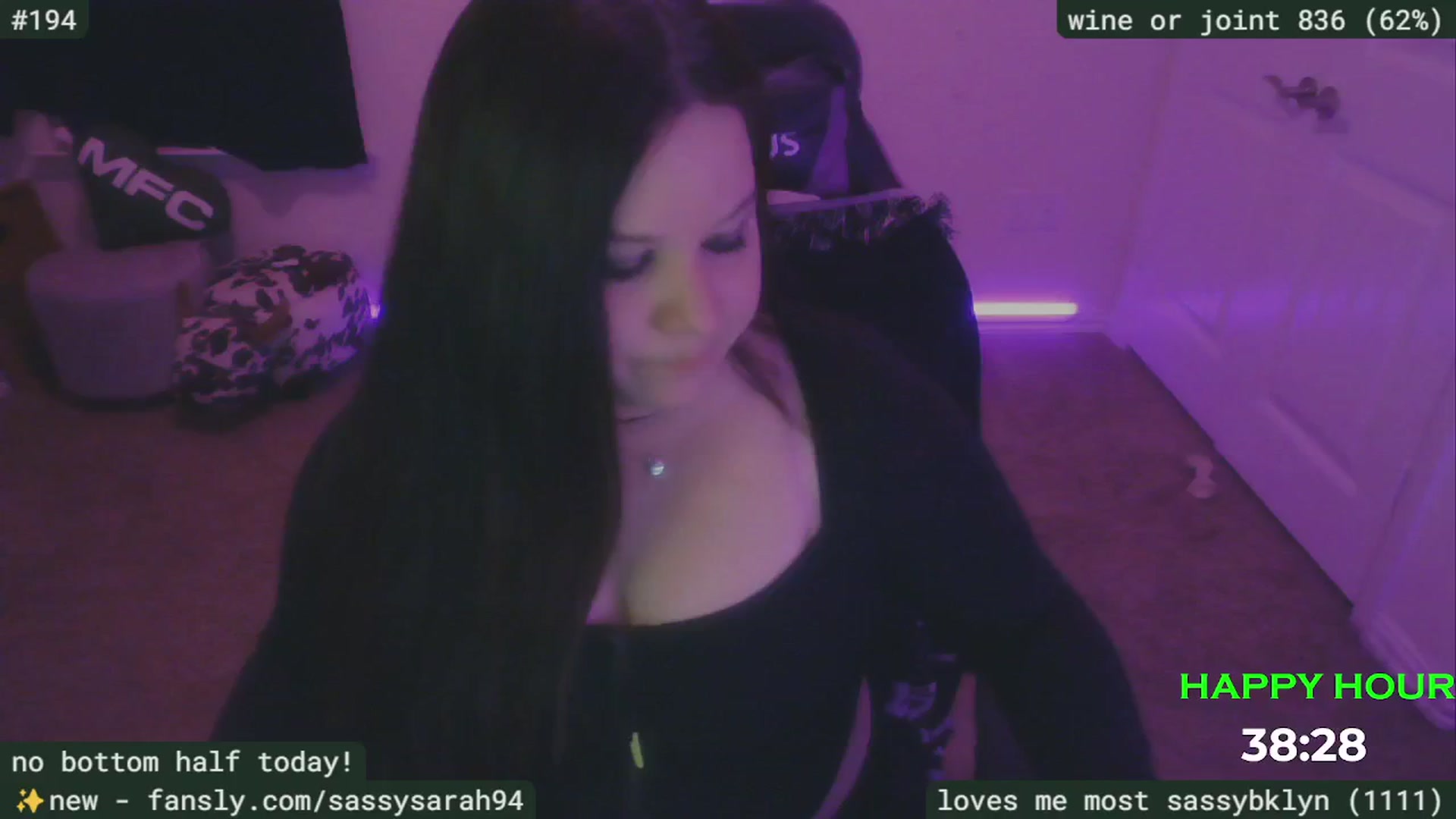 Gallery image thumbnail from SassySarah94's myfreecams stream on, 04/24/2025, 02:47 image 9 of 20