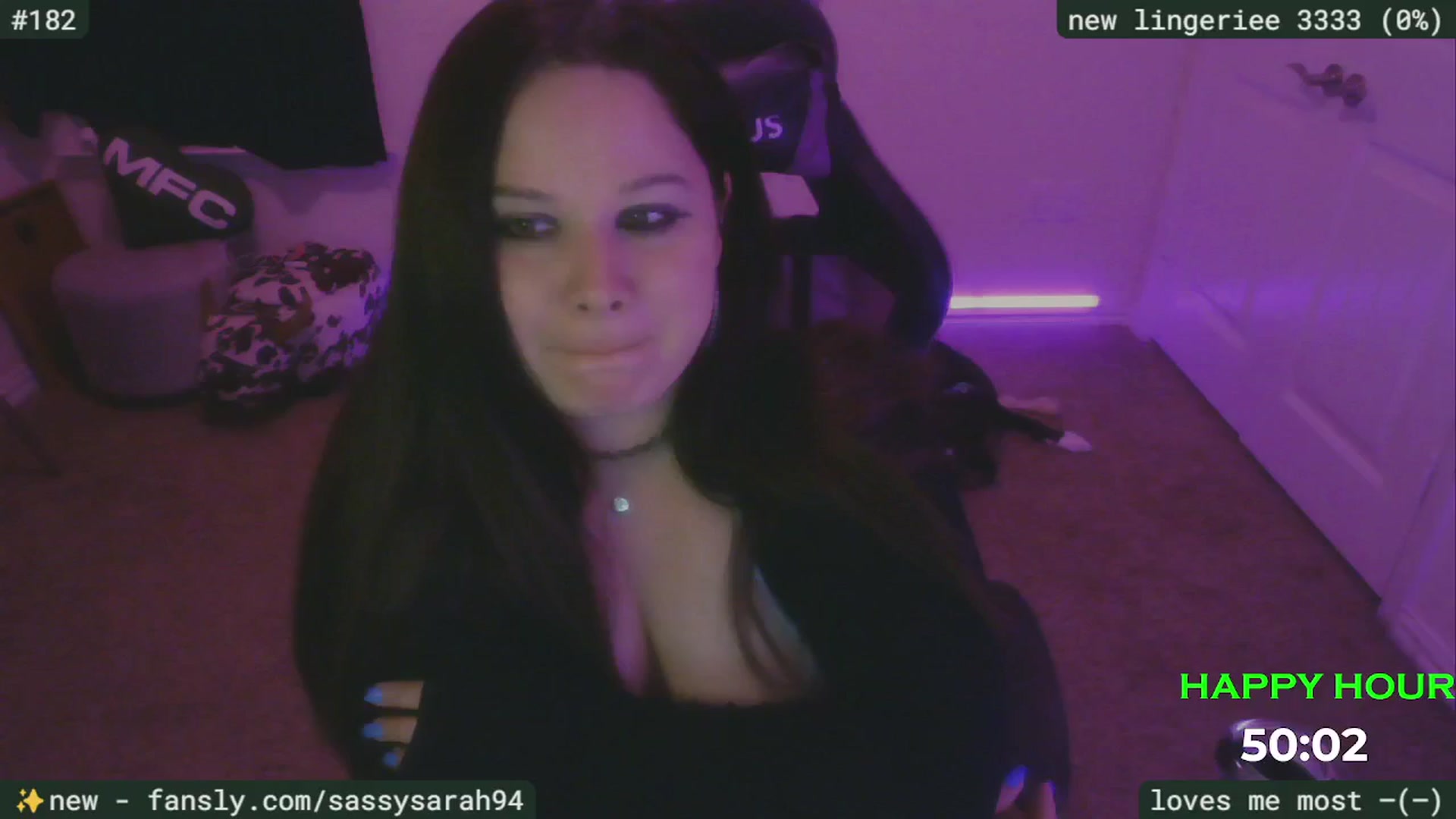 Gallery image thumbnail from SassySarah94's myfreecams stream on, 04/26/2025, 03:13 image 1 of 20