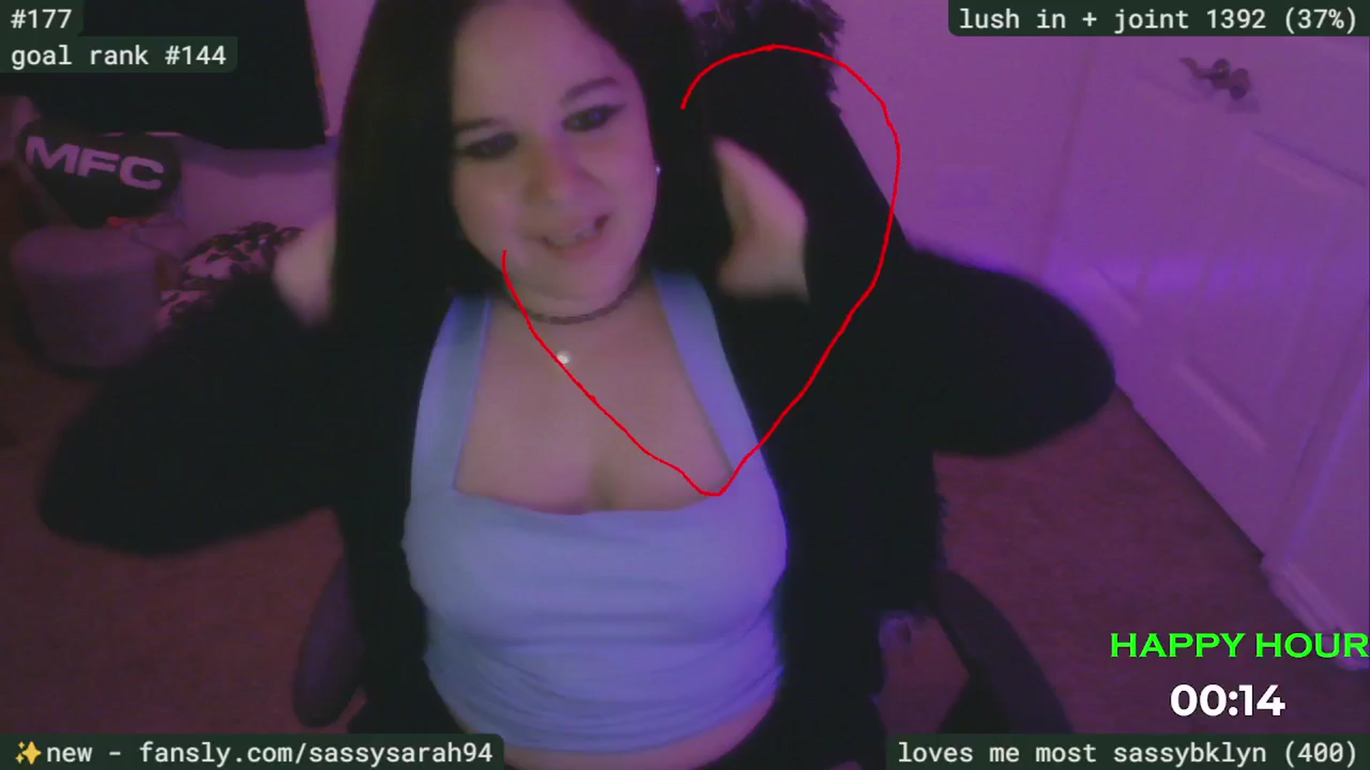 Gallery image thumbnail from SassySarah94's myfreecams stream on, 05/01/2025, 02:30 image 8 of 20