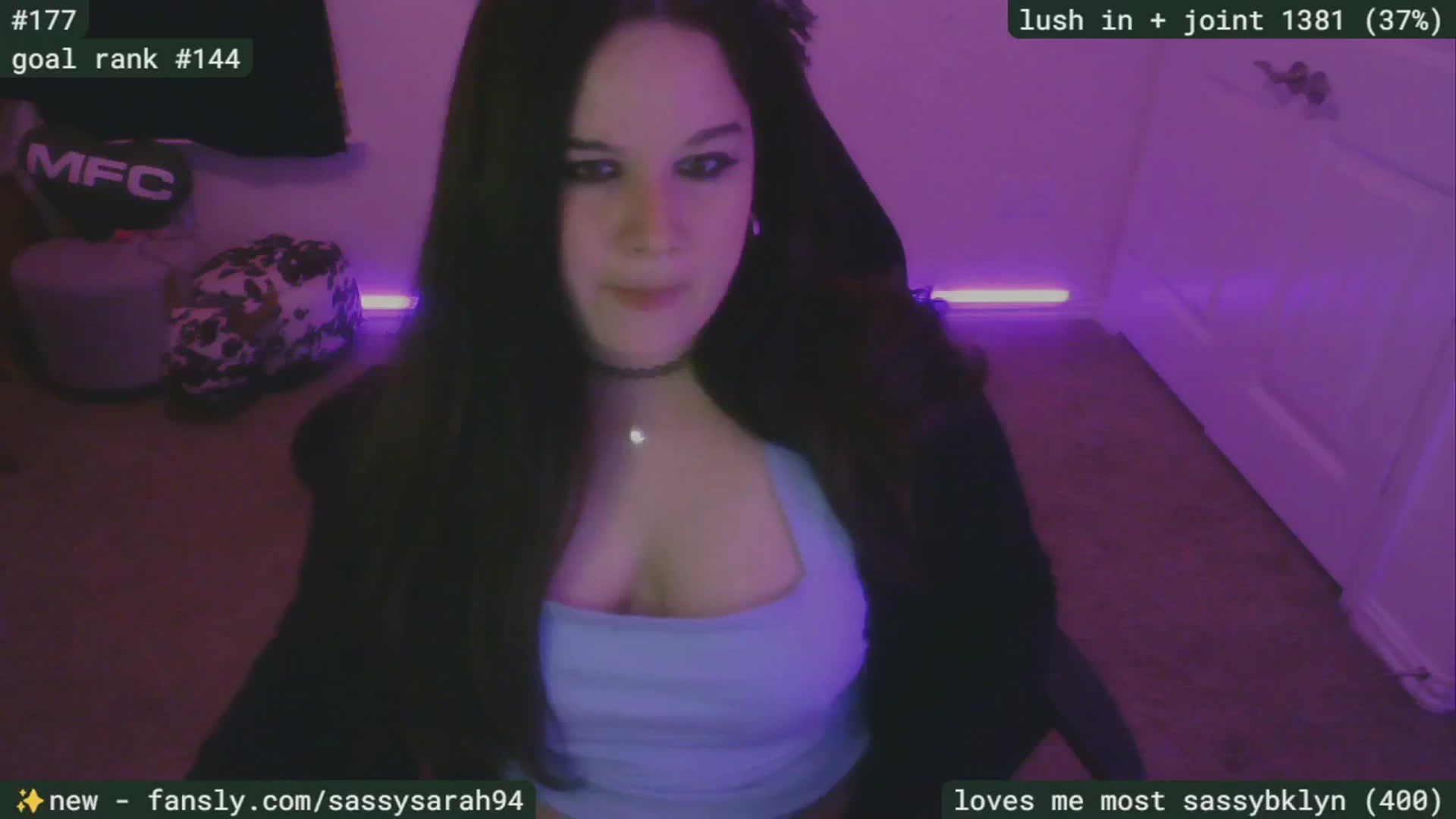 Gallery image thumbnail from SassySarah94's myfreecams stream on, 05/01/2025, 02:30 image 17 of 20