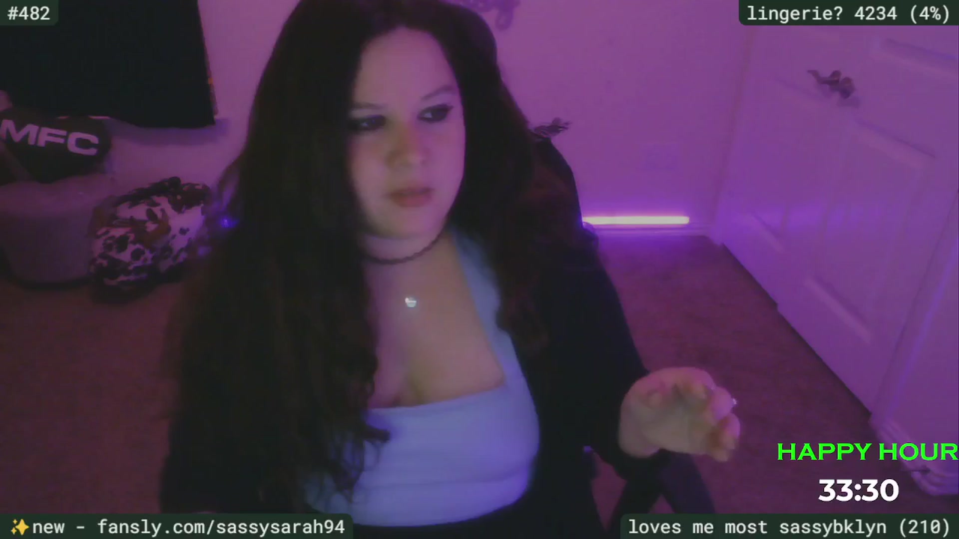 Gallery image thumbnail from SassySarah94's myfreecams stream on, 05/30/2025, 03:57 image 6 of 20