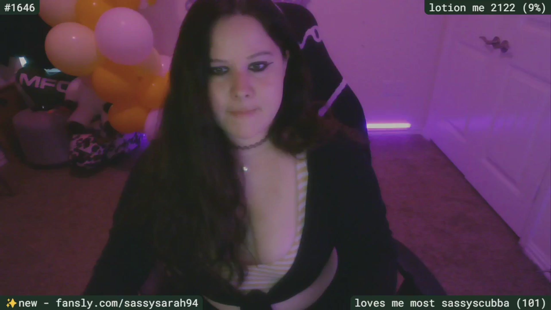 Gallery image thumbnail from SassySarah94's myfreecams stream on, 06/04/2025, 20:26 image 9 of 20