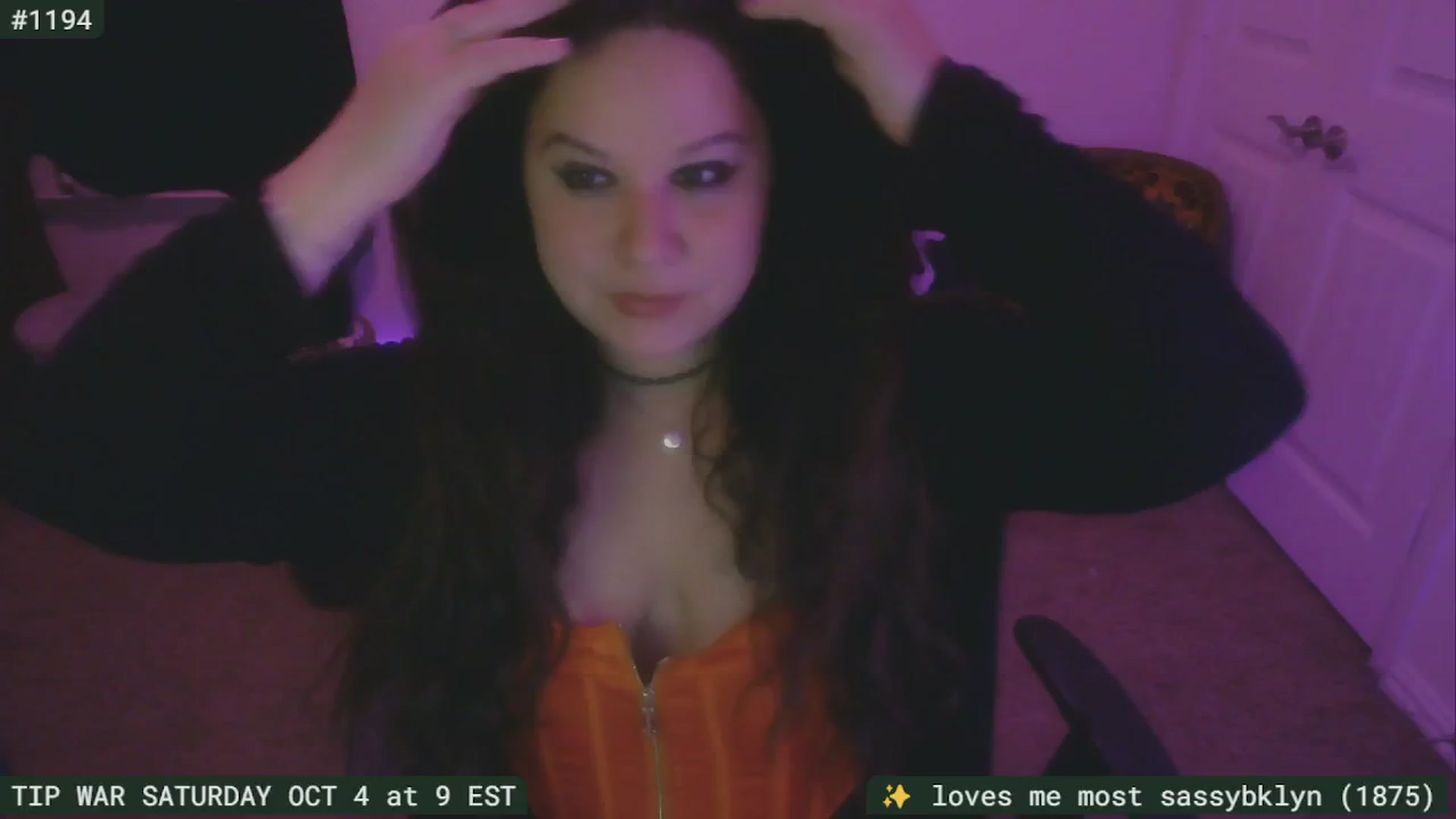 Gallery image thumbnail from SassySarah94's myfreecams stream on, 09/30/2025, 03:50 image 9 of 20