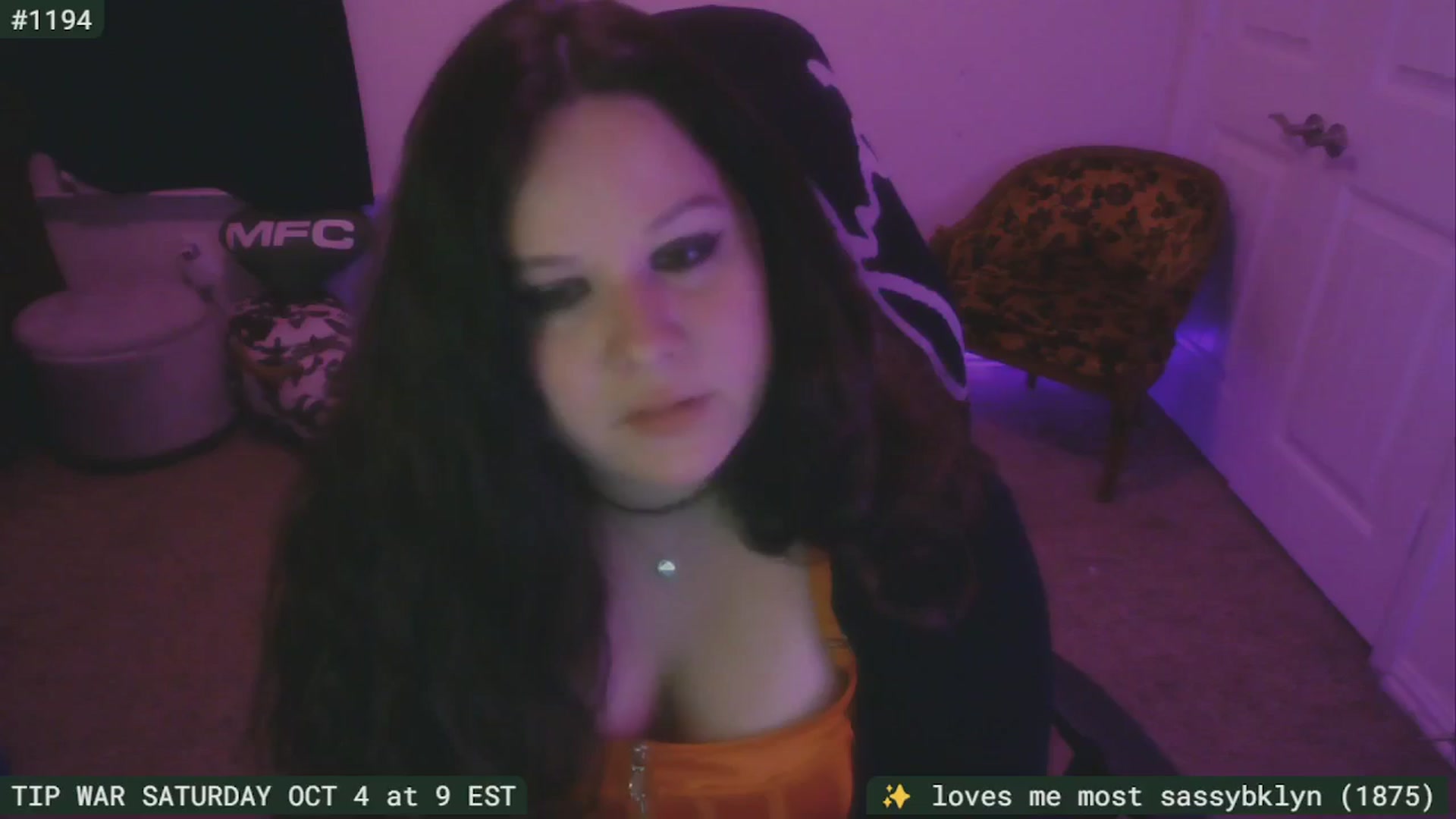 Gallery image thumbnail from SassySarah94's myfreecams stream on, 09/30/2025, 03:50 image 7 of 20