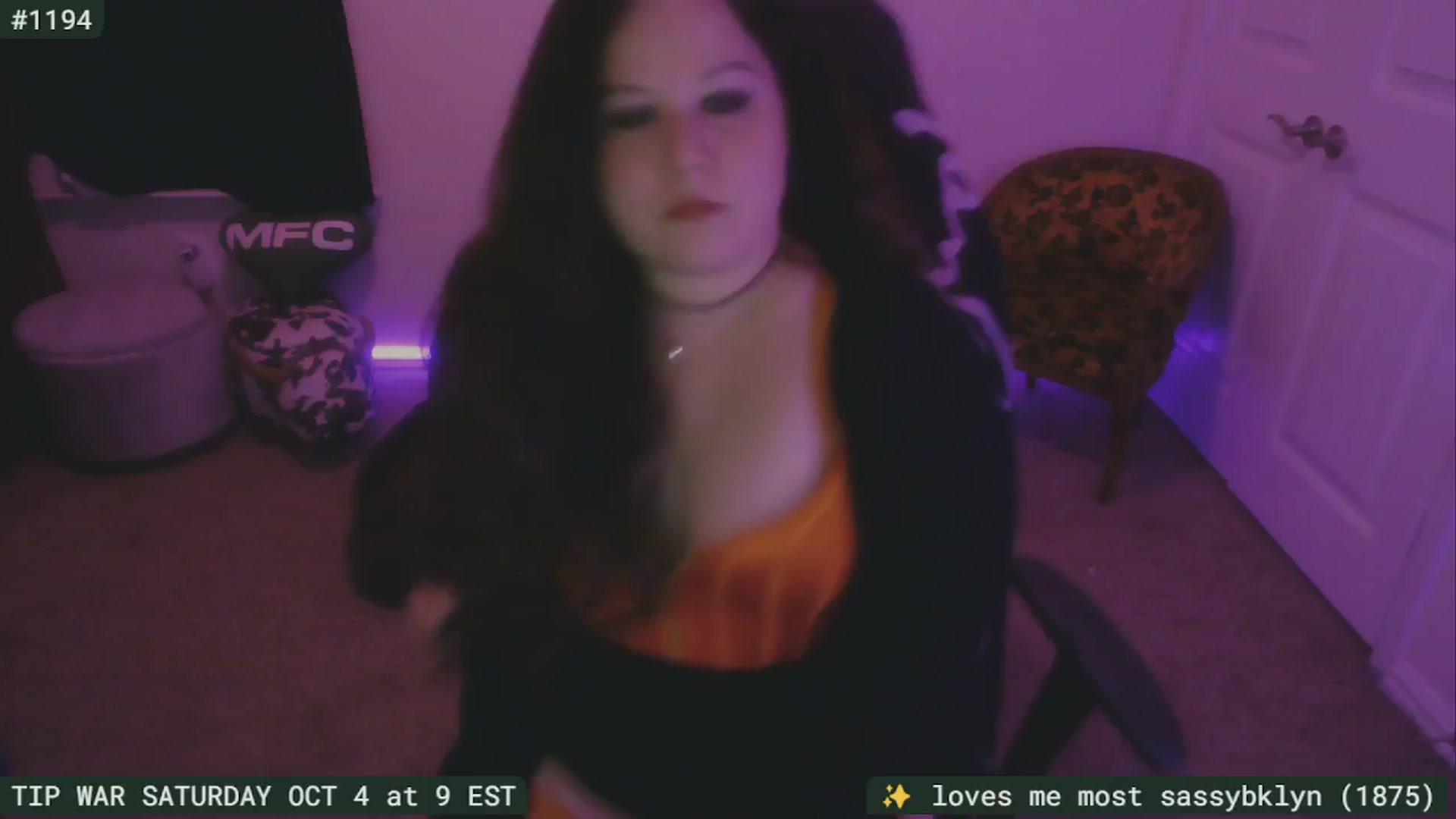 Gallery image thumbnail from SassySarah94's myfreecams stream on, 09/30/2025, 03:50 image 8 of 20