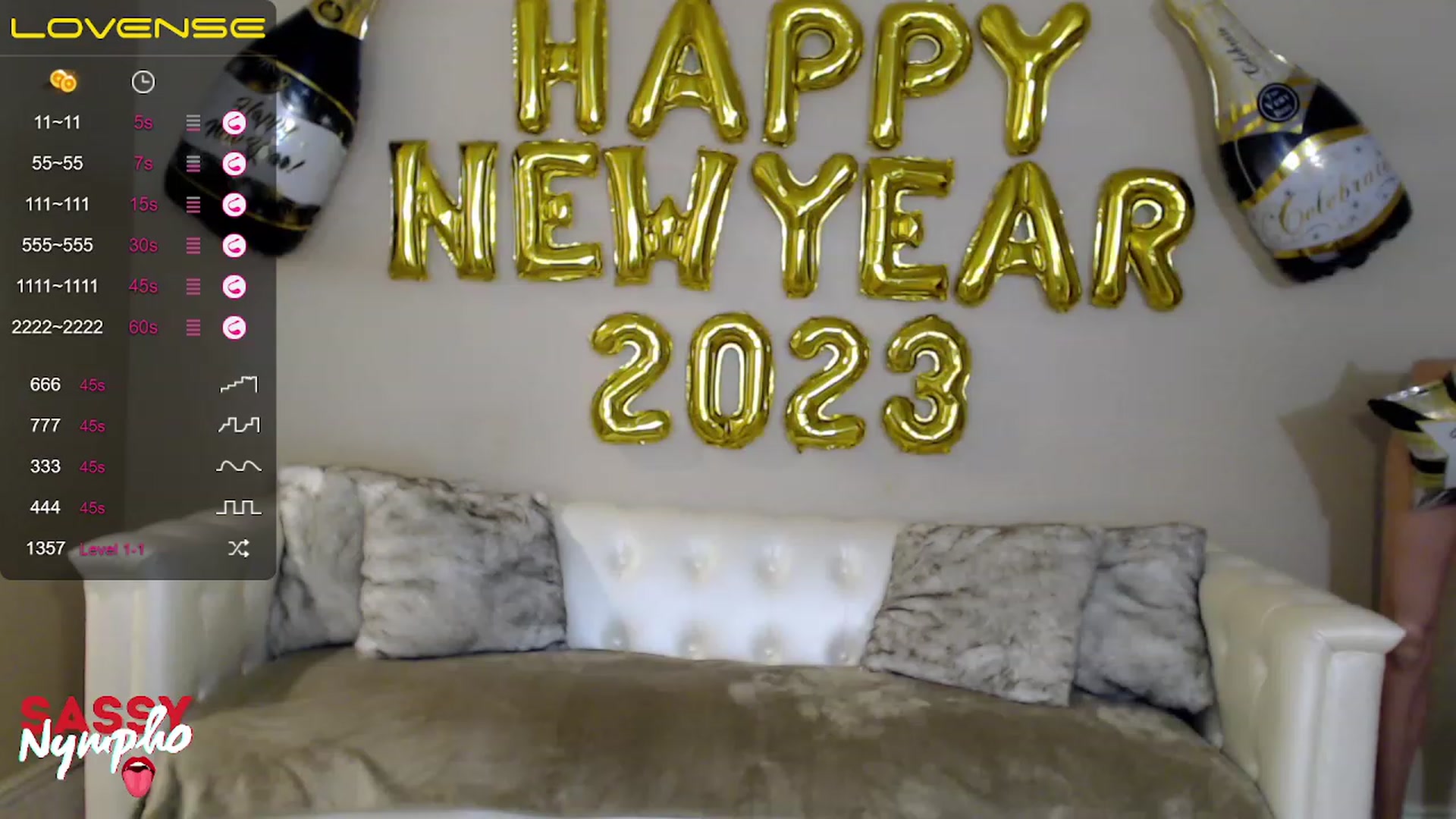 Gallery image thumbnail from Sassy_Nympho's myfreecams stream on, 01/01/2023, 09:32 image 20 of 20