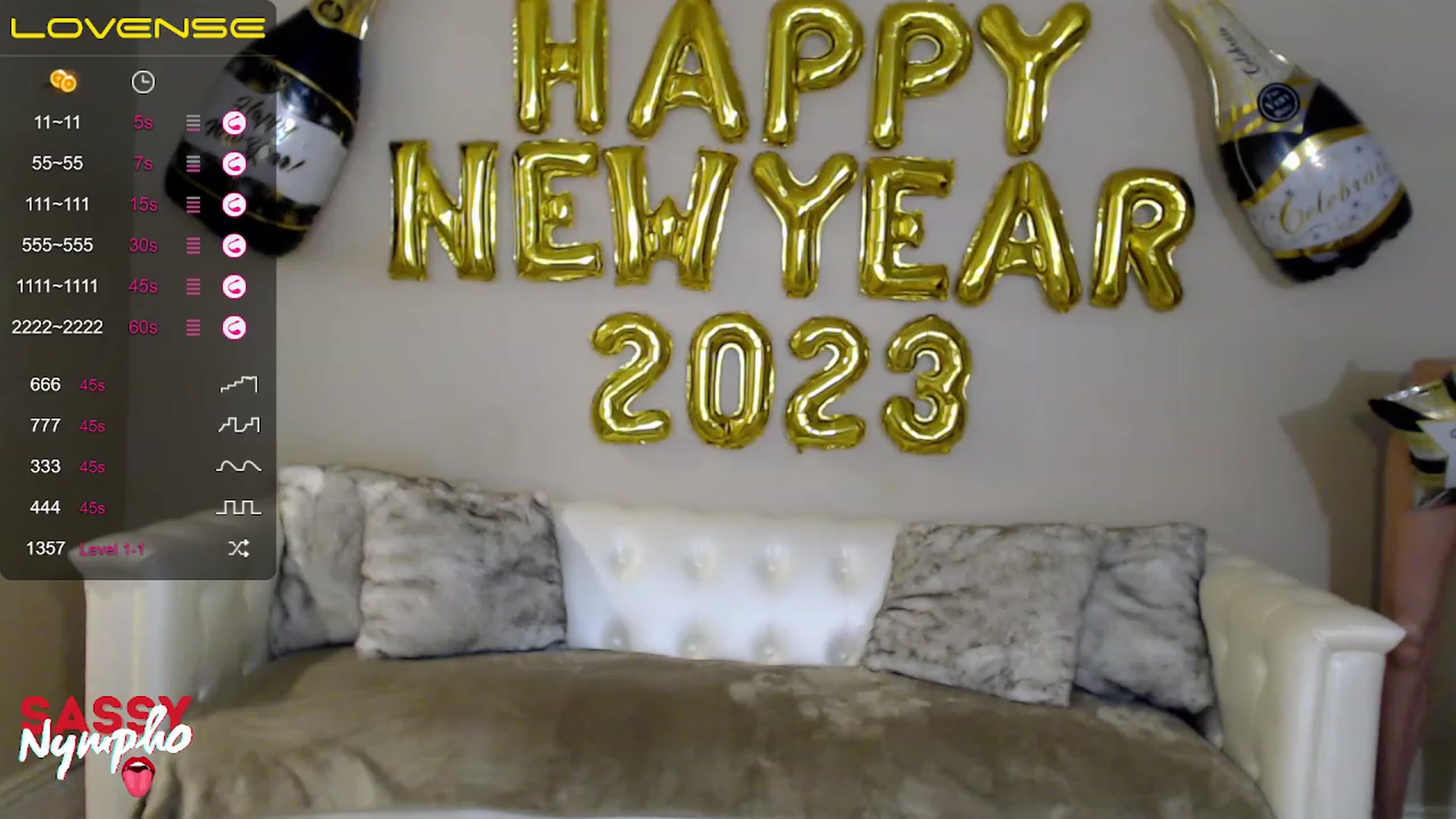 Gallery image thumbnail from Sassy_Nympho's myfreecams stream on, 01/01/2023, 09:32 image 16 of 20