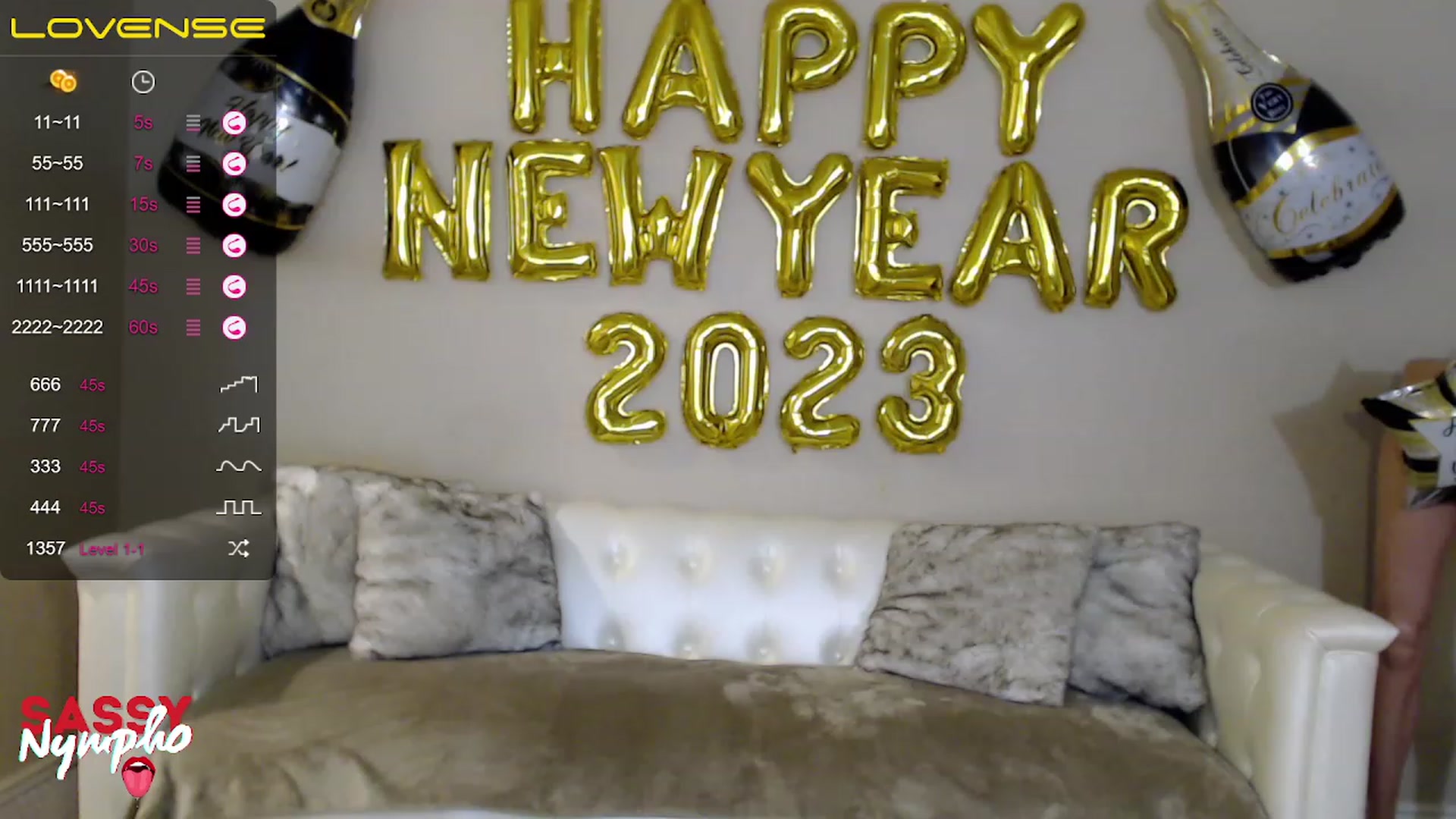 Gallery image thumbnail from Sassy_Nympho's myfreecams stream on, 01/01/2023, 09:32 image 10 of 20