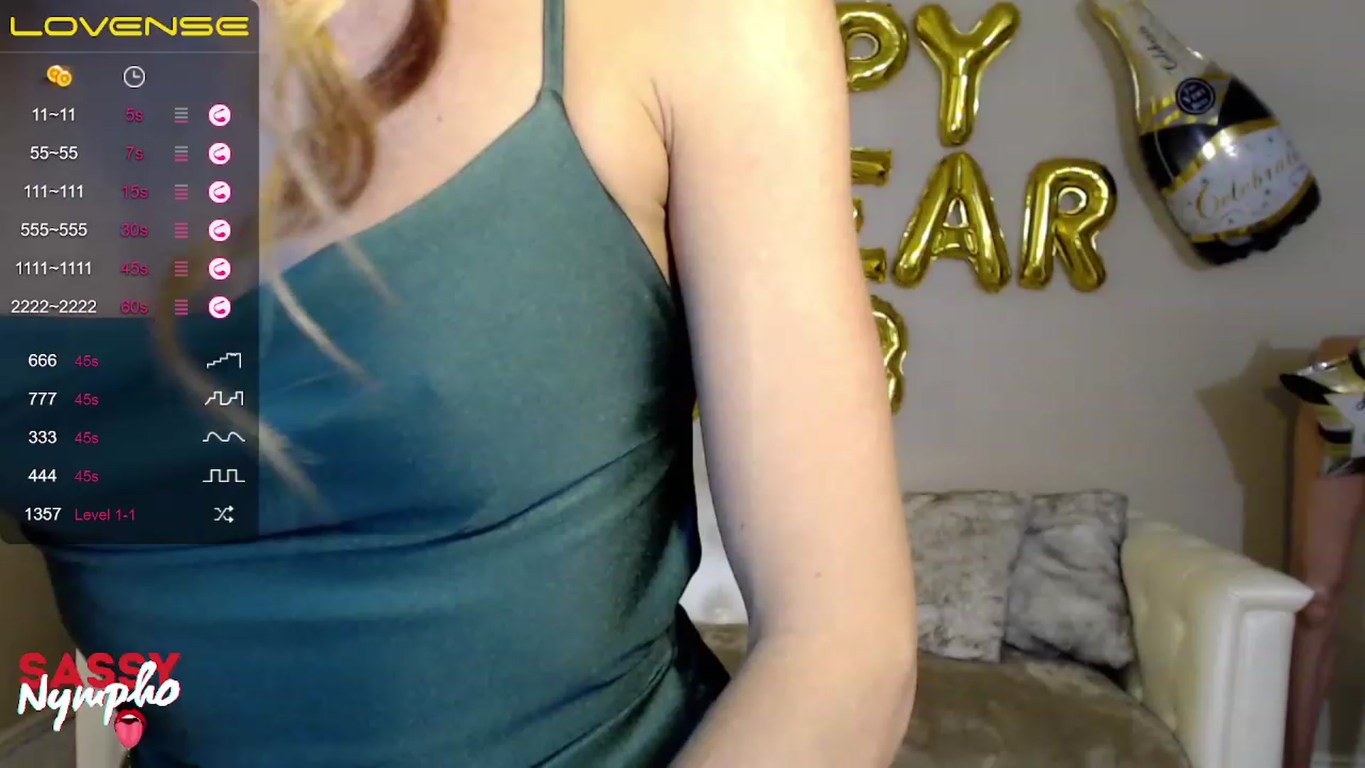 Gallery image thumbnail from Sassy_Nympho's myfreecams stream on, 01/01/2023, 09:32 image 13 of 20