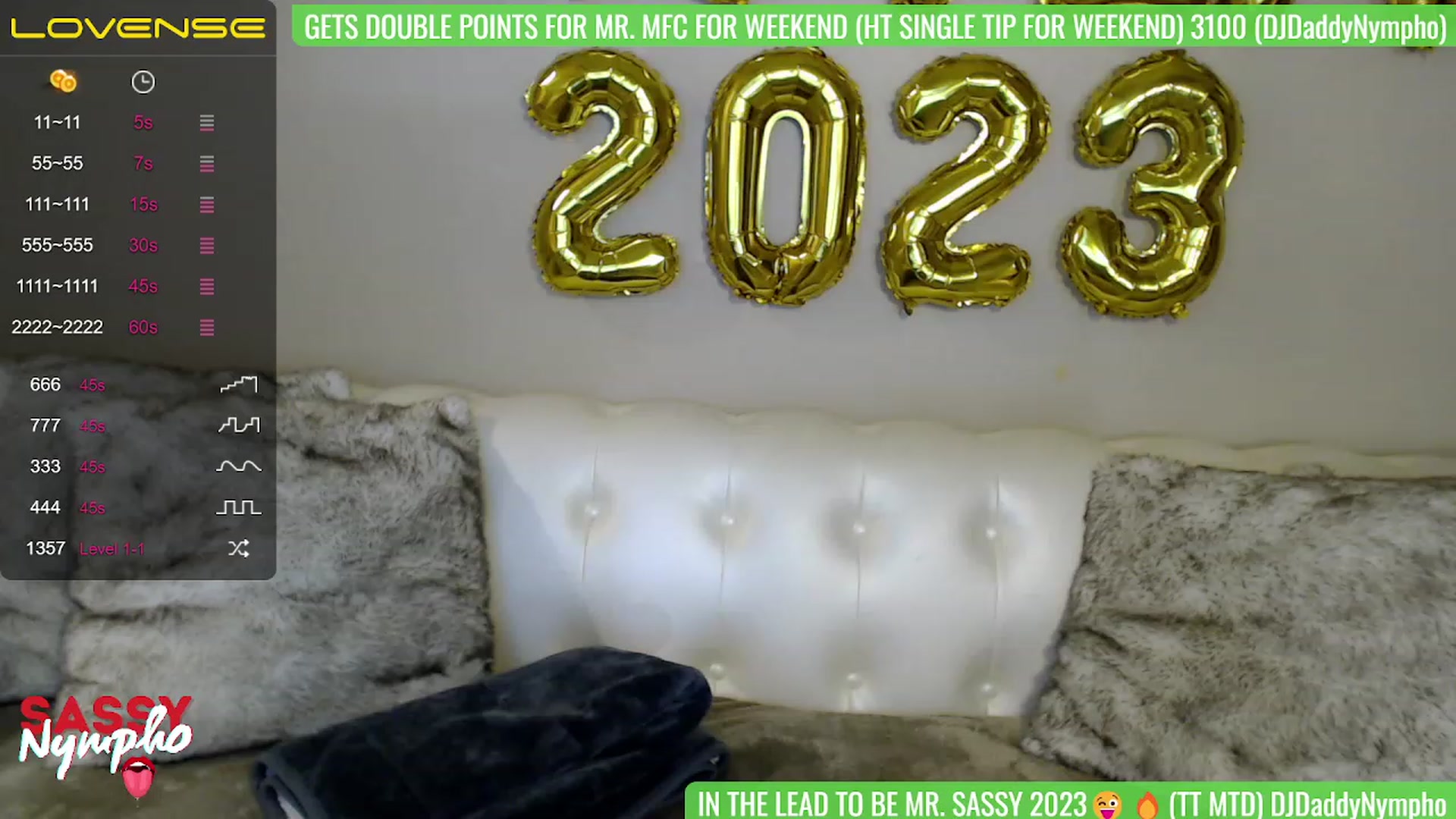 Gallery image thumbnail from Sassy_Nympho's myfreecams stream on, 01/01/2023, 13:00 image 15 of 20