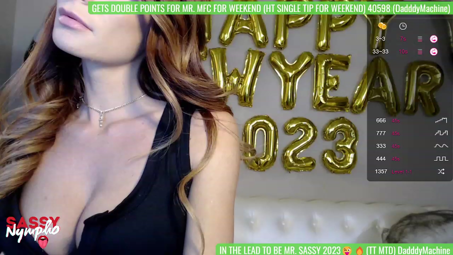 Gallery image thumbnail from Sassy_Nympho's myfreecams stream on, 01/02/2023, 05:09 image 7 of 20
