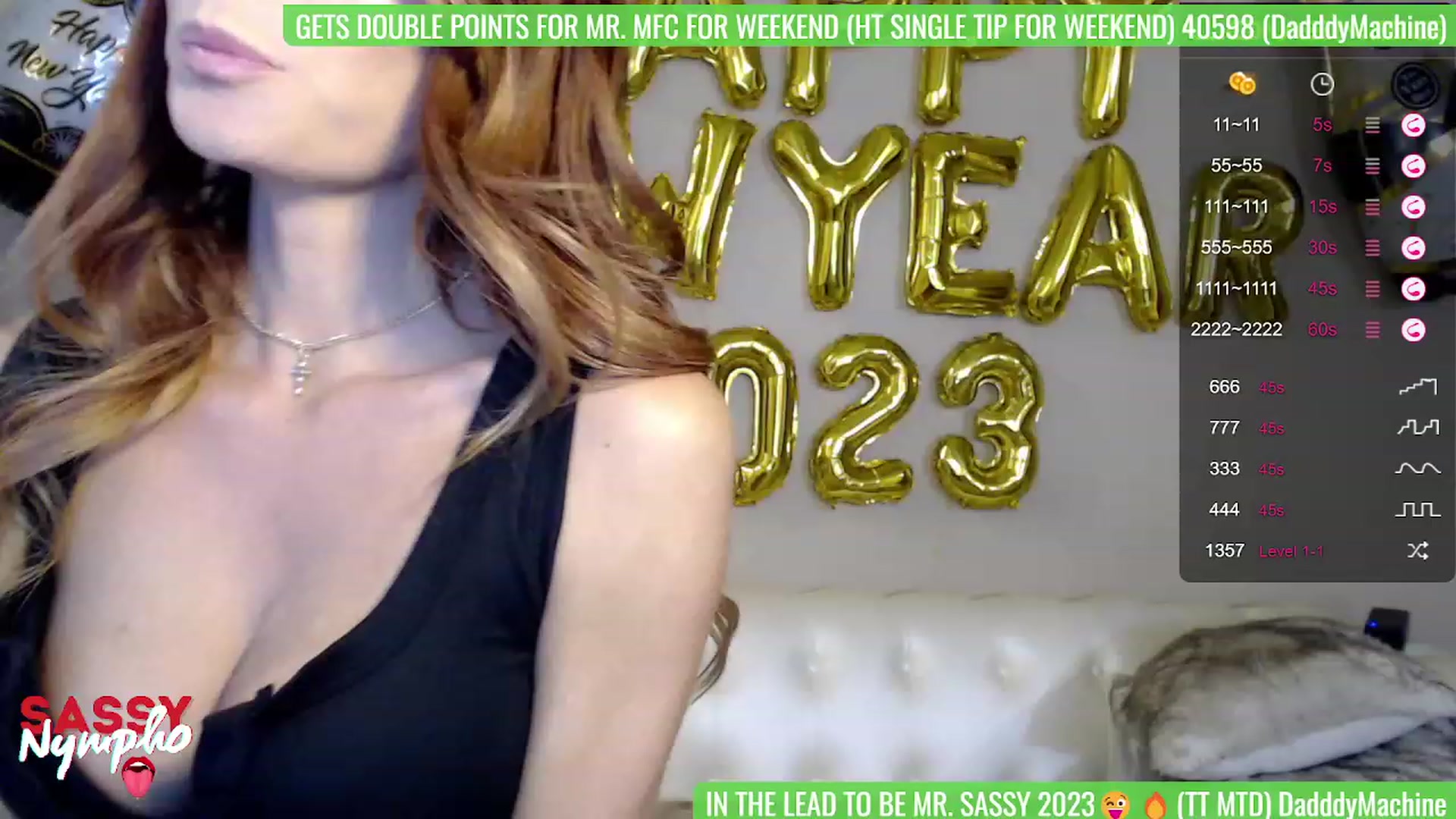 Gallery image thumbnail from Sassy_Nympho's myfreecams stream on, 01/02/2023, 06:36 image 7 of 20