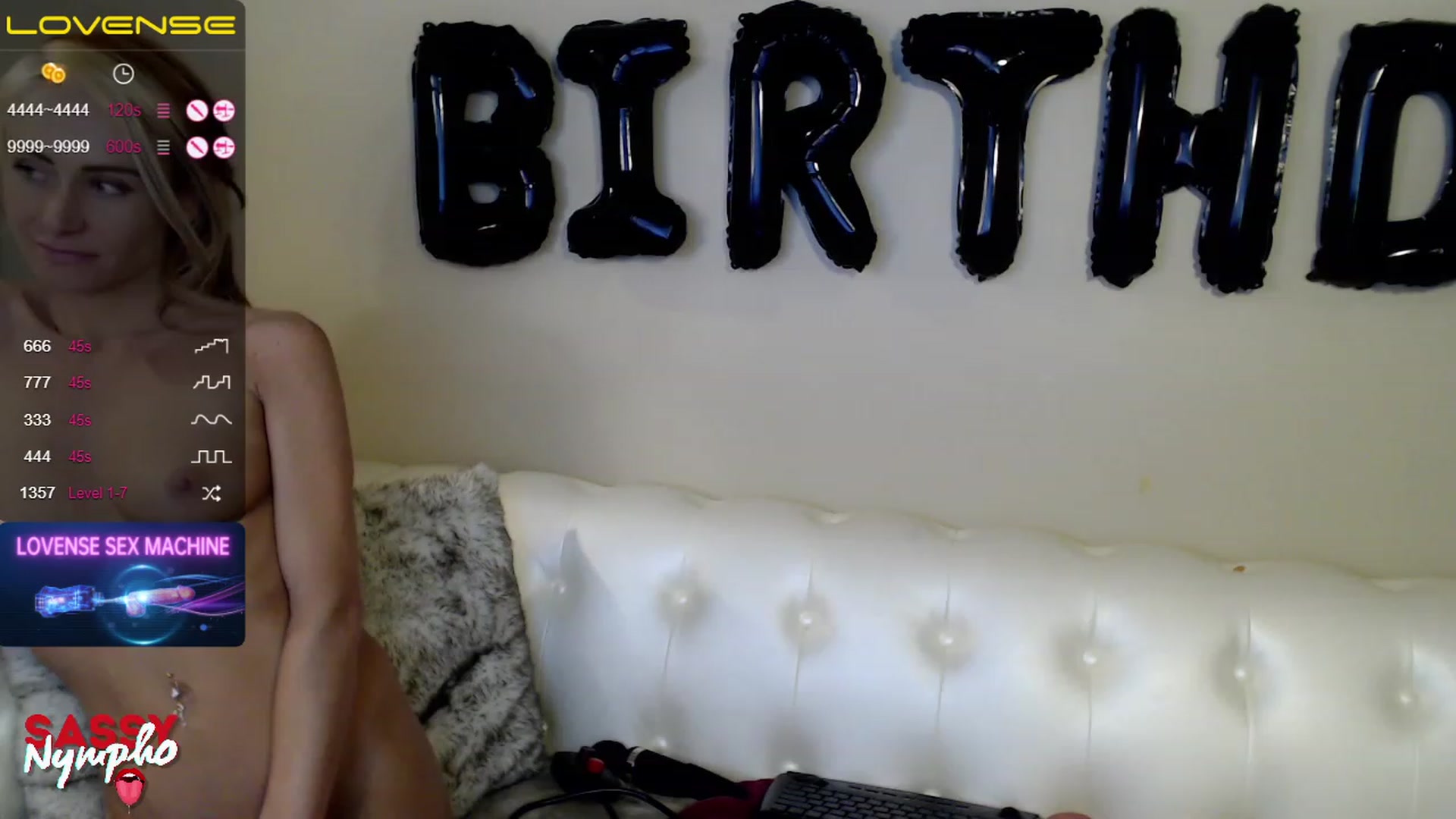 Gallery image thumbnail from Sassy_Nympho's myfreecams stream on, 02/04/2023, 19:33 image 2 of 20