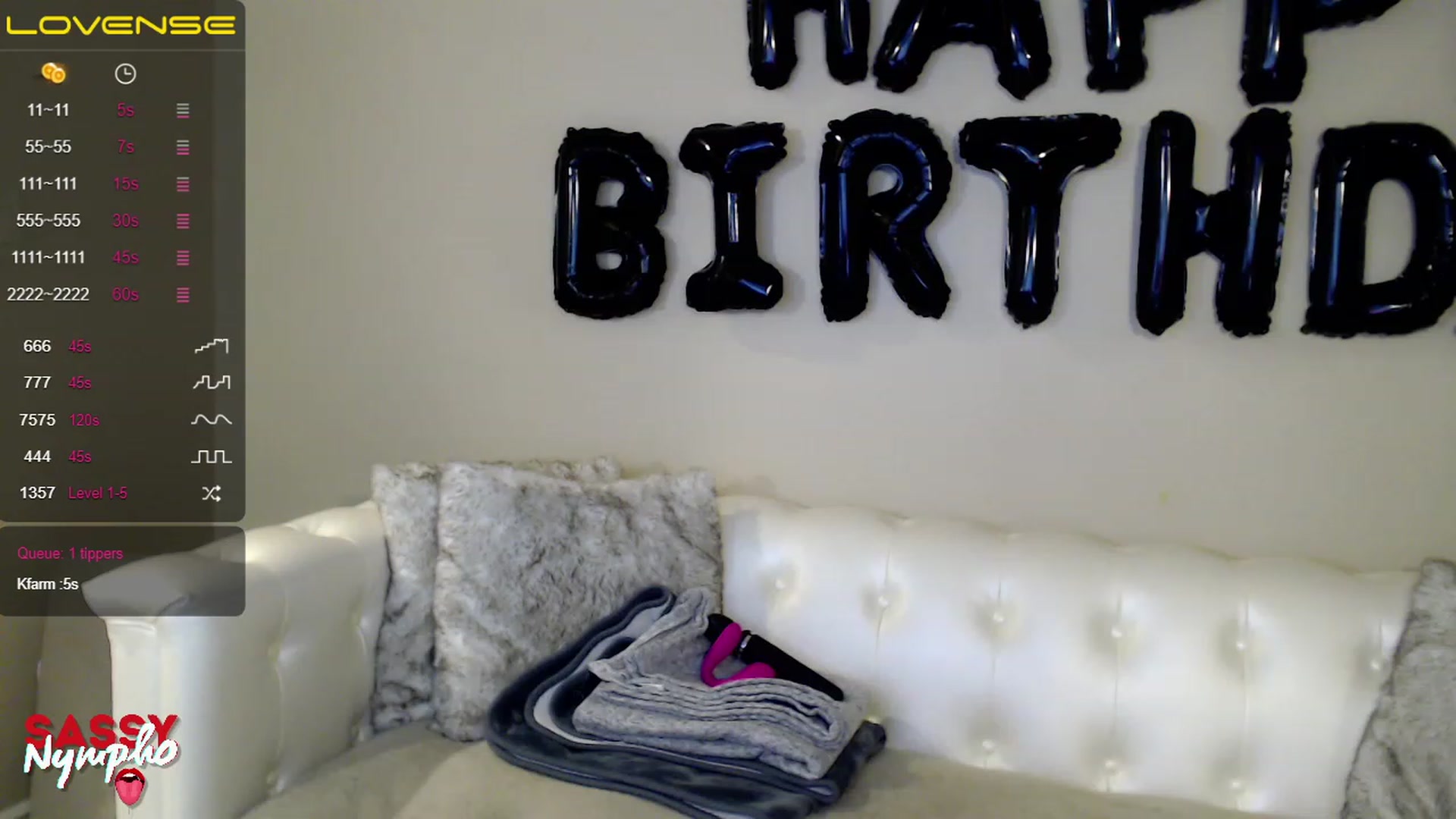 Gallery image thumbnail from Sassy_Nympho's myfreecams stream on, 02/11/2023, 13:37 image 5 of 20