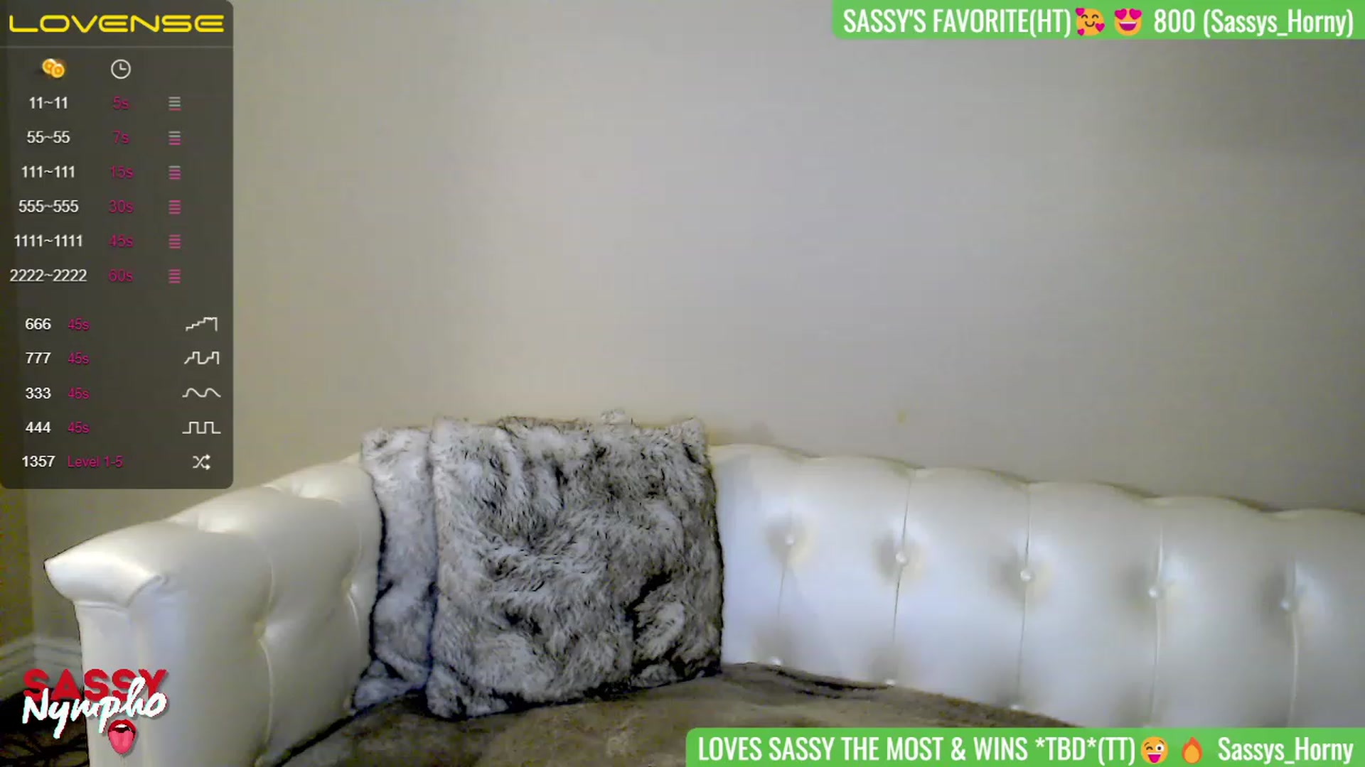 Gallery image thumbnail from Sassy_Nympho's myfreecams stream on, 03/18/2023, 09:40 image 1 of 20