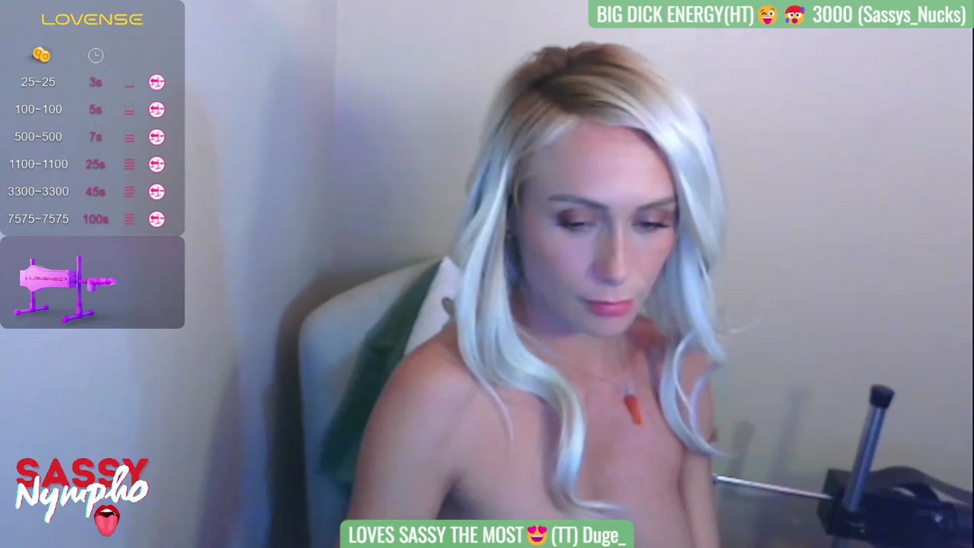 Gallery image thumbnail from Sassy_Nympho's myfreecams stream on, 03/10/2024, 24:03 image 9 of 20