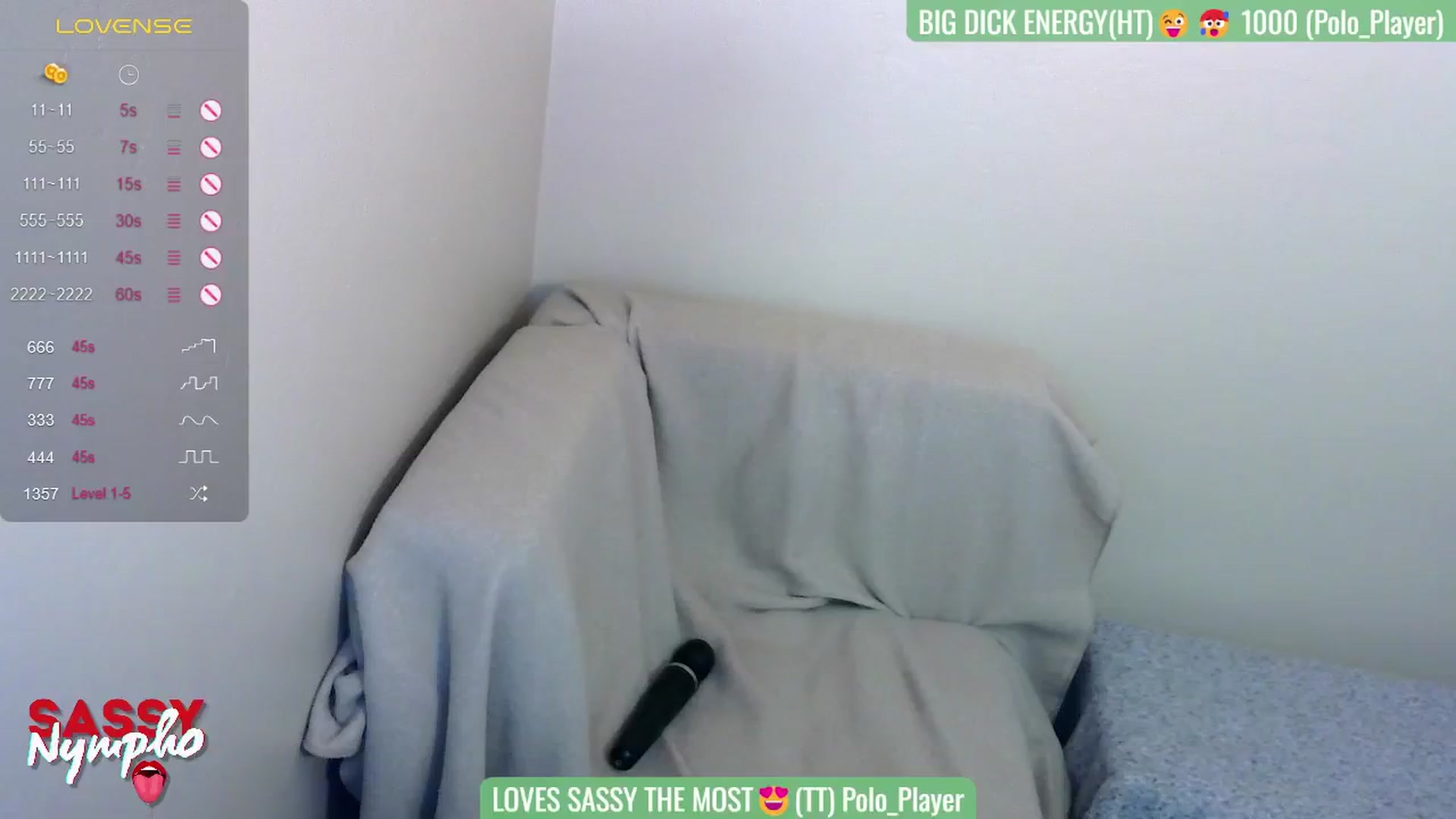 Gallery image thumbnail from Sassy_Nympho's myfreecams stream on, 03/13/2024, 18:12 image 12 of 20