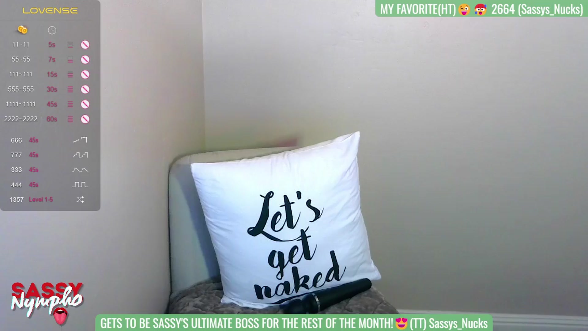 Gallery image thumbnail from Sassy_Nympho's myfreecams stream on, 03/23/2024, 15:56 image 18 of 20