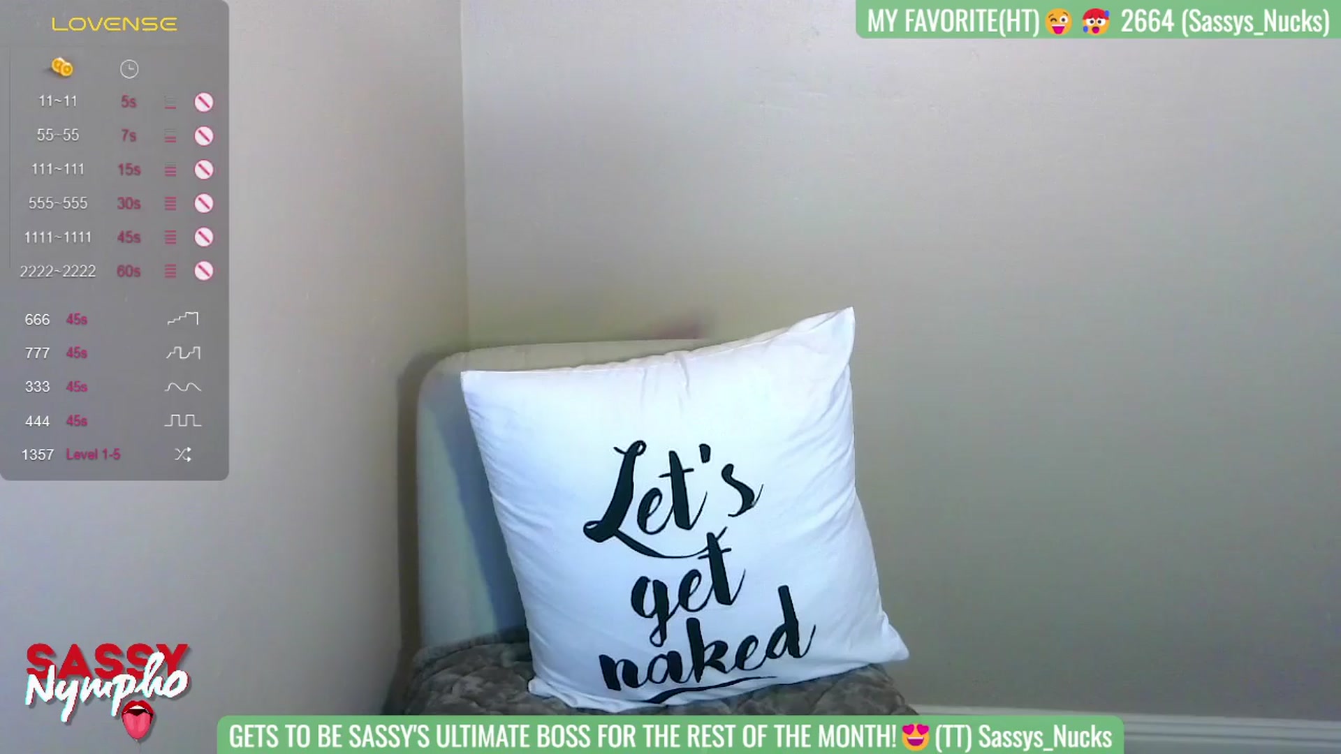 Gallery image thumbnail from Sassy_Nympho's myfreecams stream on, 03/23/2024, 15:56 image 2 of 20