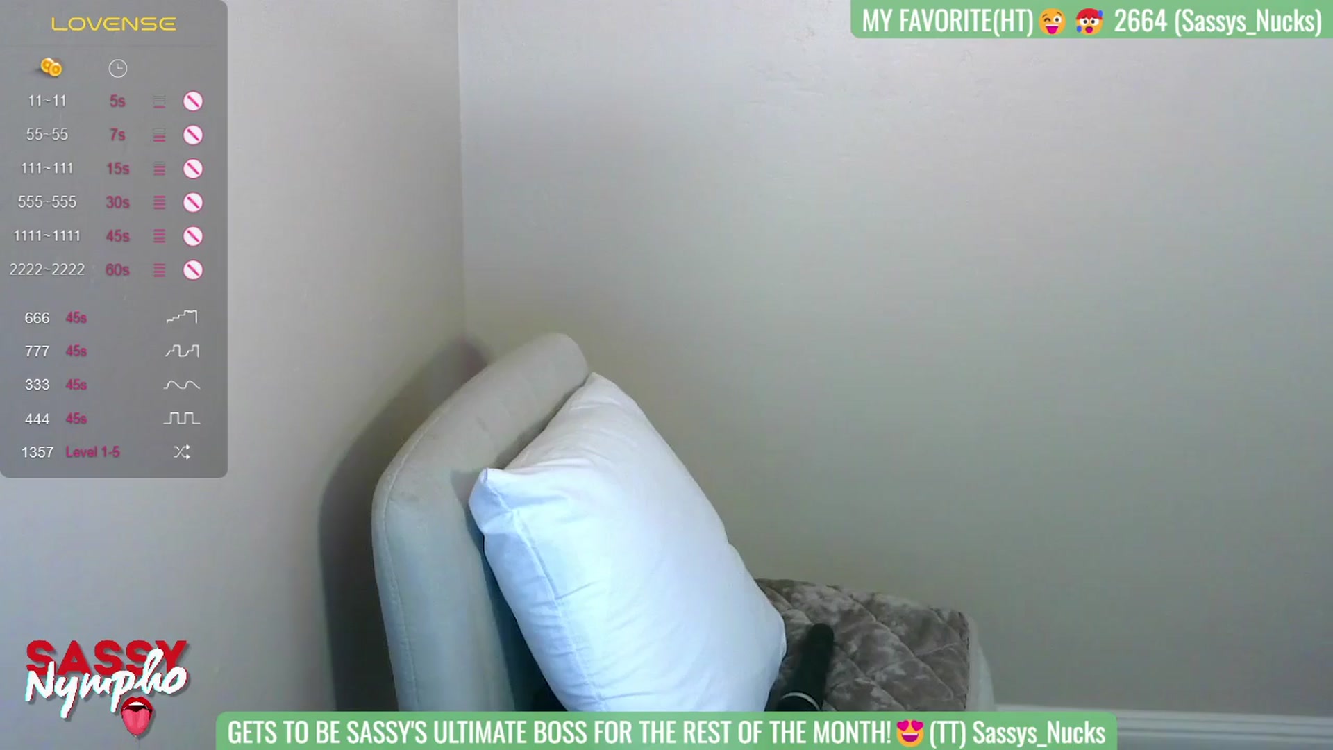 Gallery image thumbnail from Sassy_Nympho's myfreecams stream on, 03/23/2024, 21:54 image 1 of 20