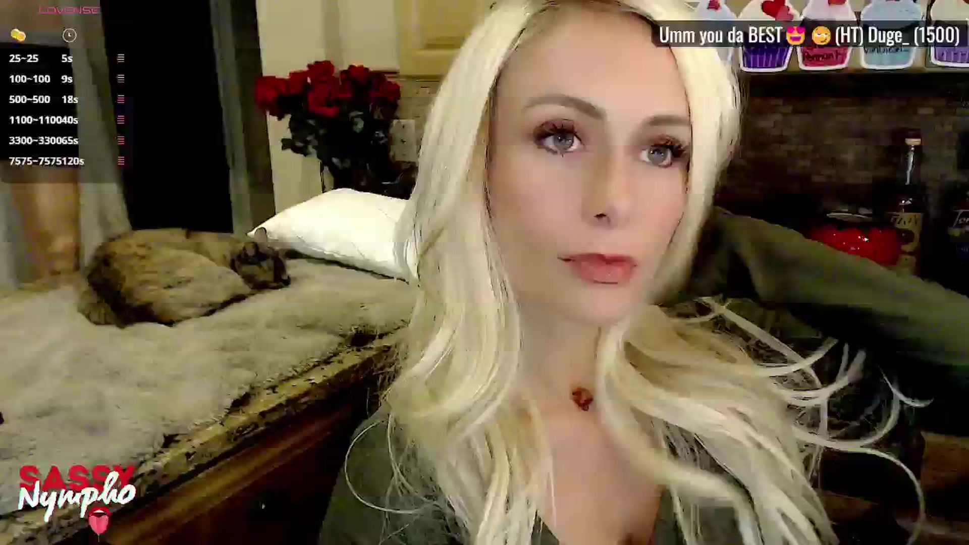 Gallery image thumbnail from Sassy_Nympho's myfreecams stream on, 05/19/2025, 05:12 image 5 of 20