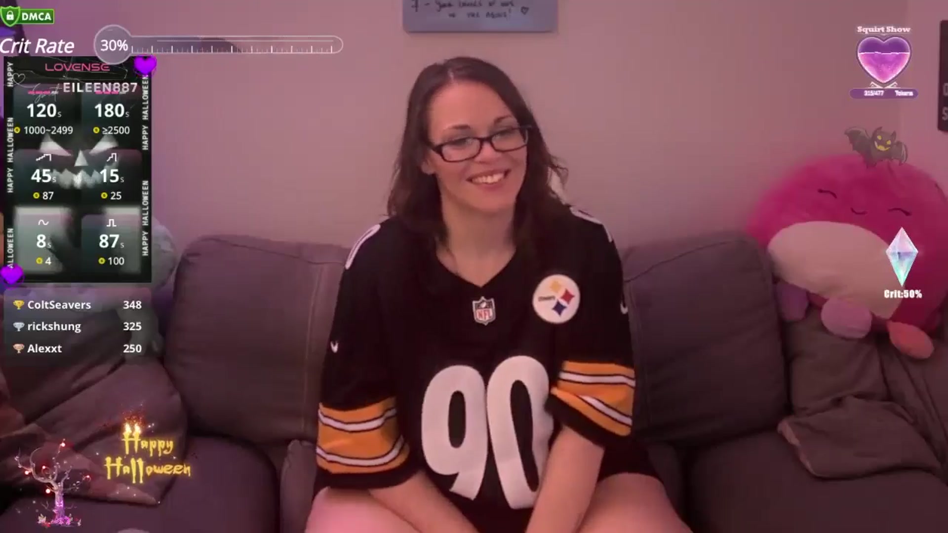 Gallery image thumbnail from Sassyeileen's myfreecams stream on, 10/30/2024, 10:14 image 13 of 20