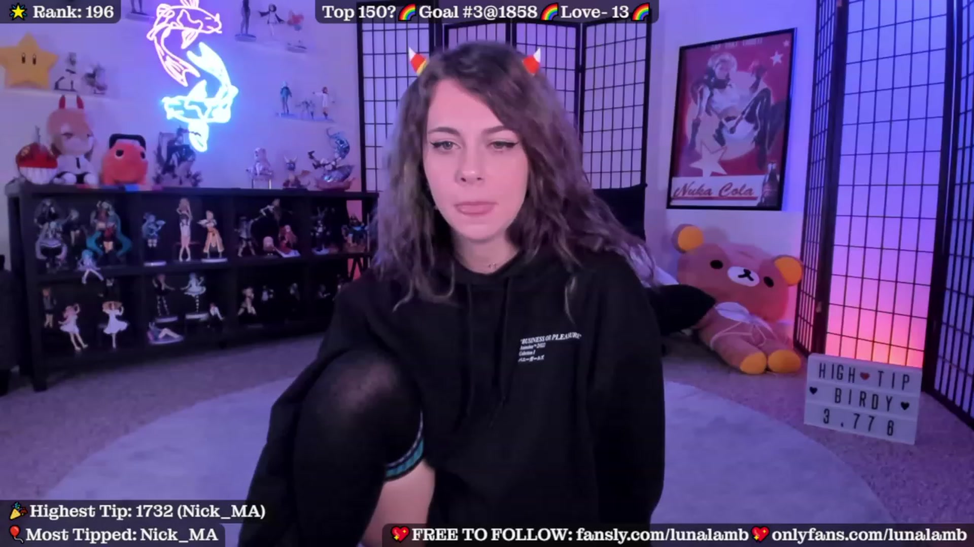 Gallery image thumbnail from Satan's myfreecams stream on, 10/09/2023, 03:50 image 19 of 20