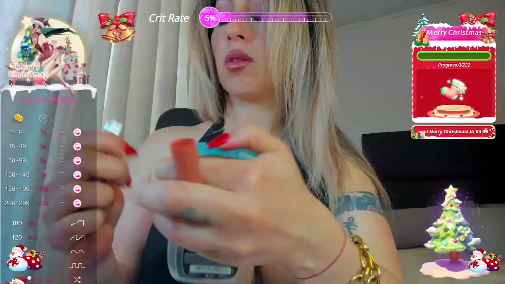 Gallery image thumbnail from Sattine_'s myfreecams stream on, 12/17/2023, 23:00 image 1 of 20