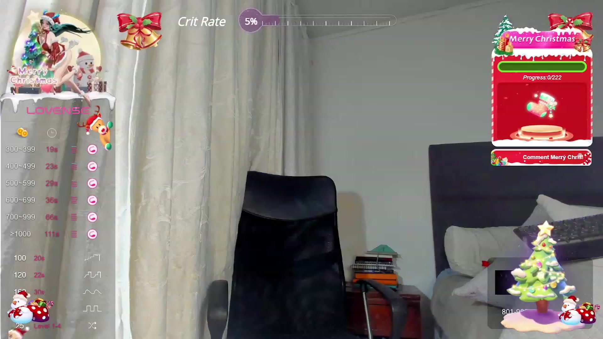 Gallery image thumbnail from Sattine_'s myfreecams stream on, 12/29/2023, 10:11 image 18 of 20