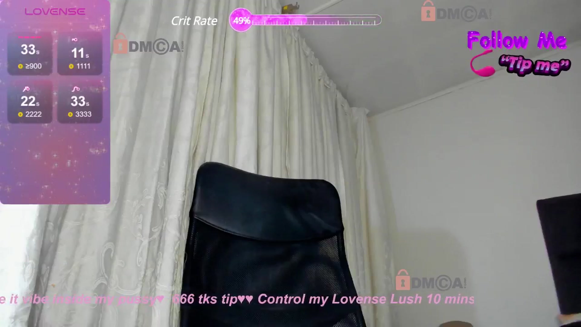 Gallery image thumbnail from Sattine_'s myfreecams stream on, 05/26/2024, 08:40 image 3 of 20