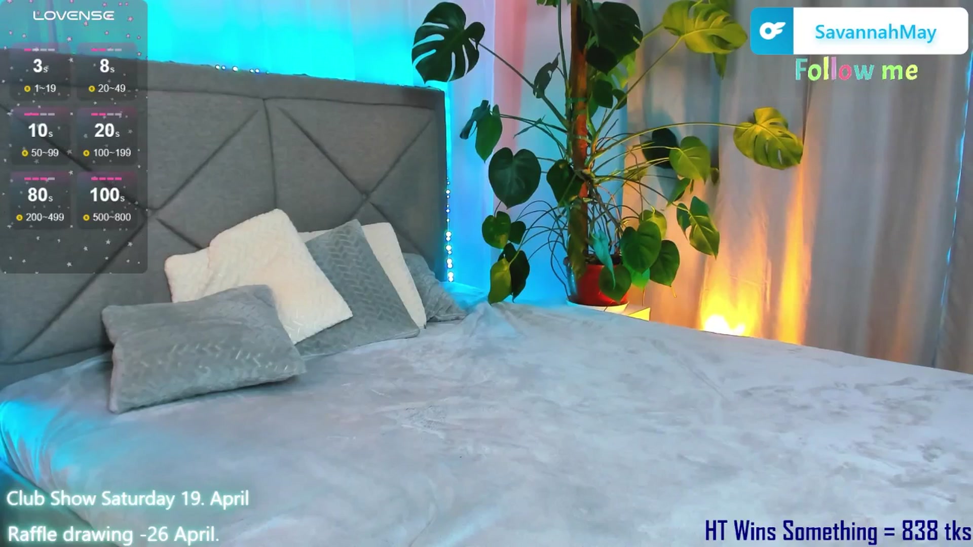 Gallery image thumbnail from SavannahMay's myfreecams stream on, 04/04/2025, 15:20 image 16 of 20