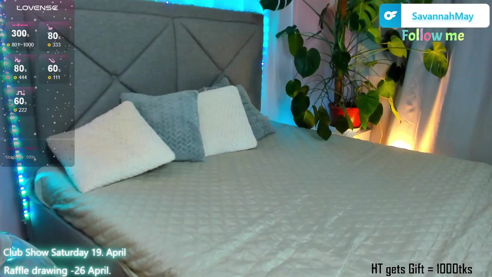 Gallery image thumbnail from SavannahMay's myfreecams stream on, 04/17/2025, 23:23 image 17 of 20