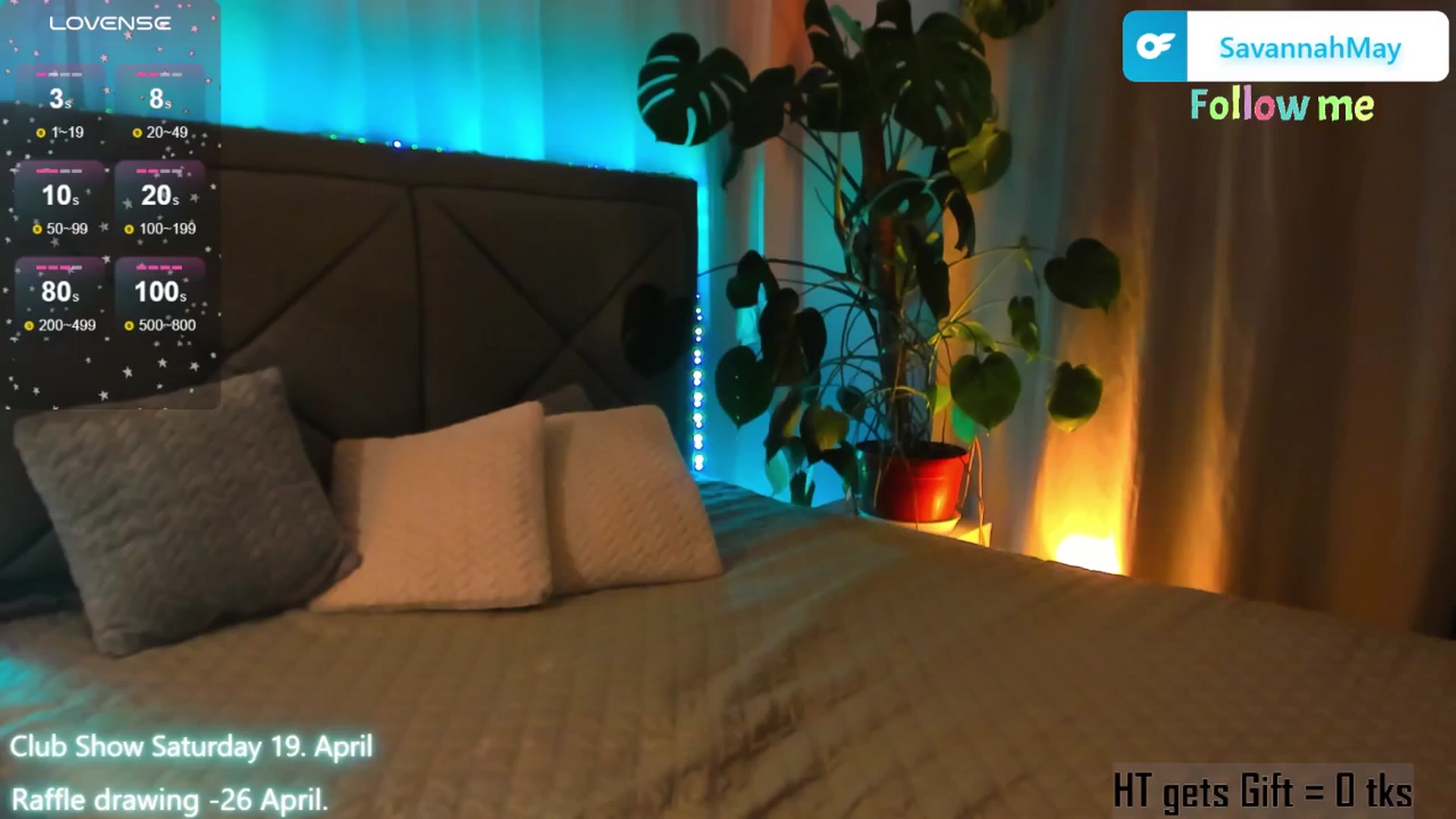 Gallery image thumbnail from SavannahMay's myfreecams stream on, 04/19/2025, 20:57 image 12 of 20