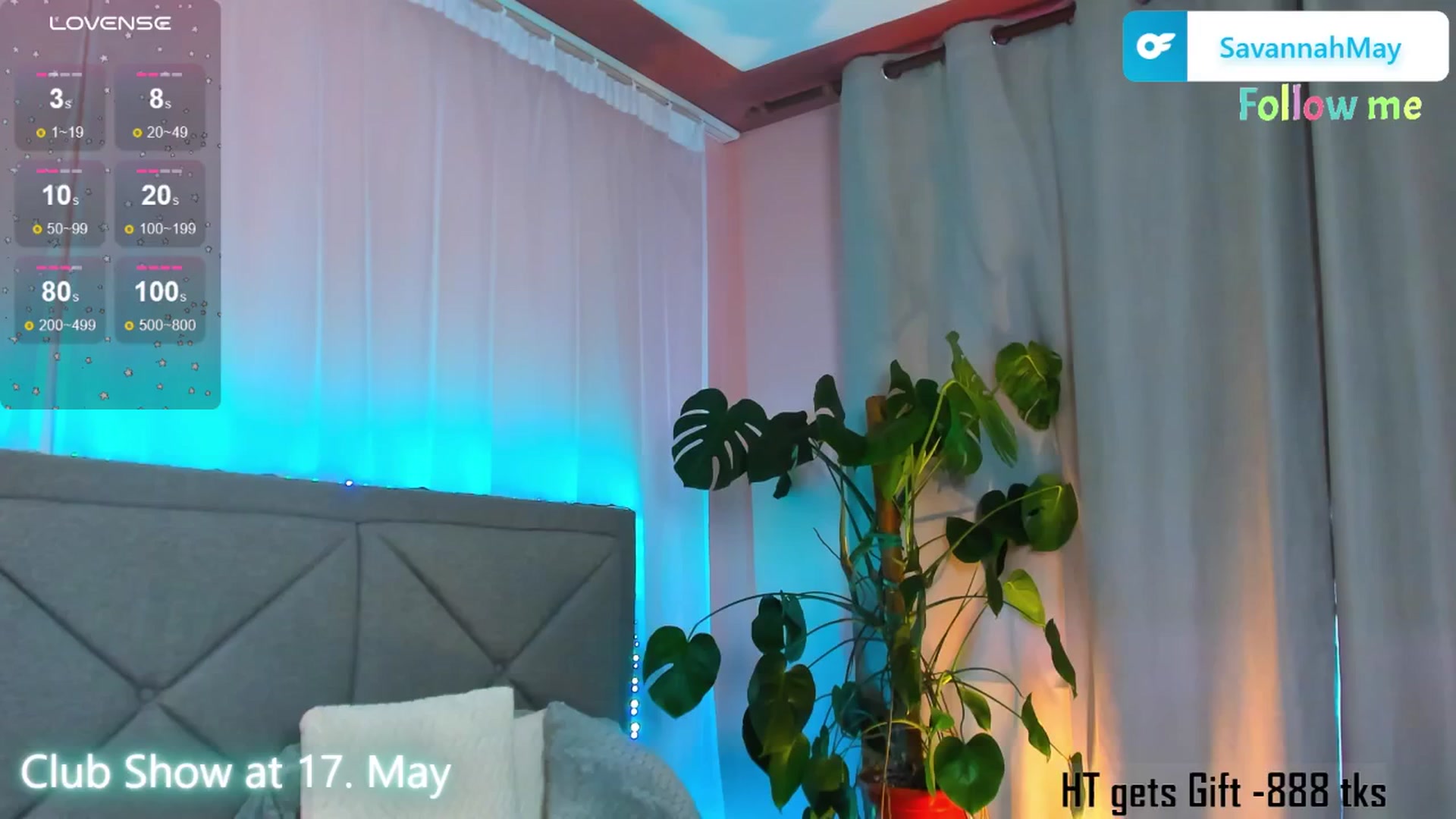 Gallery image thumbnail from SavannahMay's myfreecams stream on, 05/03/2025, 15:19 image 16 of 20
