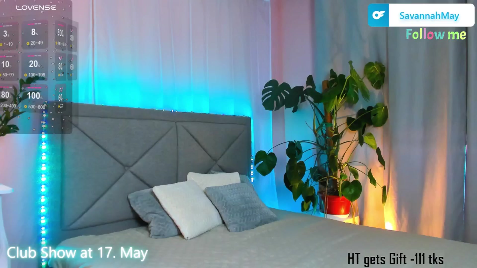 Gallery image thumbnail from SavannahMay's myfreecams stream on, 05/03/2025, 15:19 image 4 of 20
